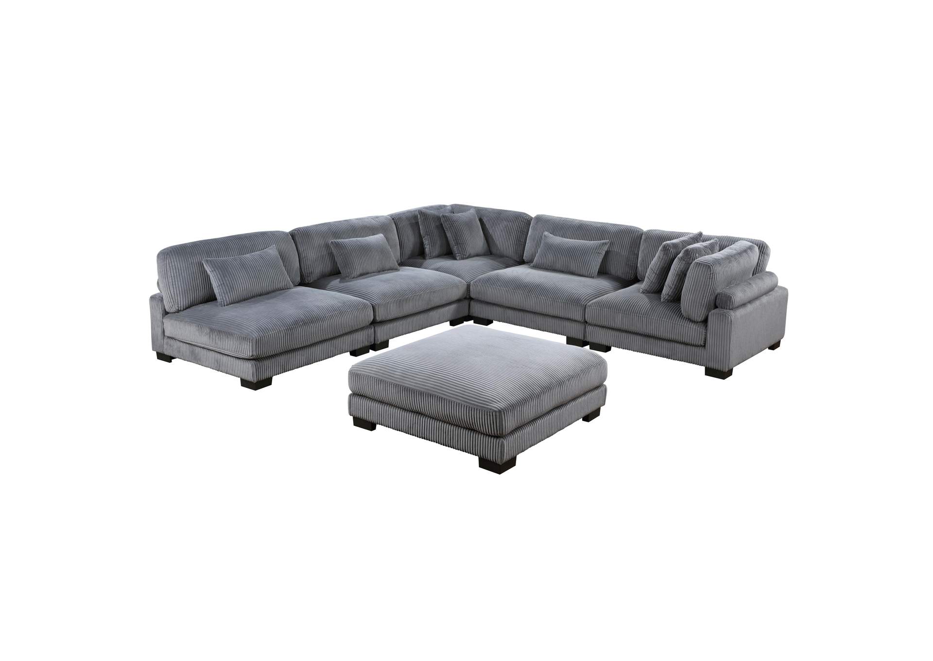 Traverse 6-Piece Modular Sectional with Ottoman image 1