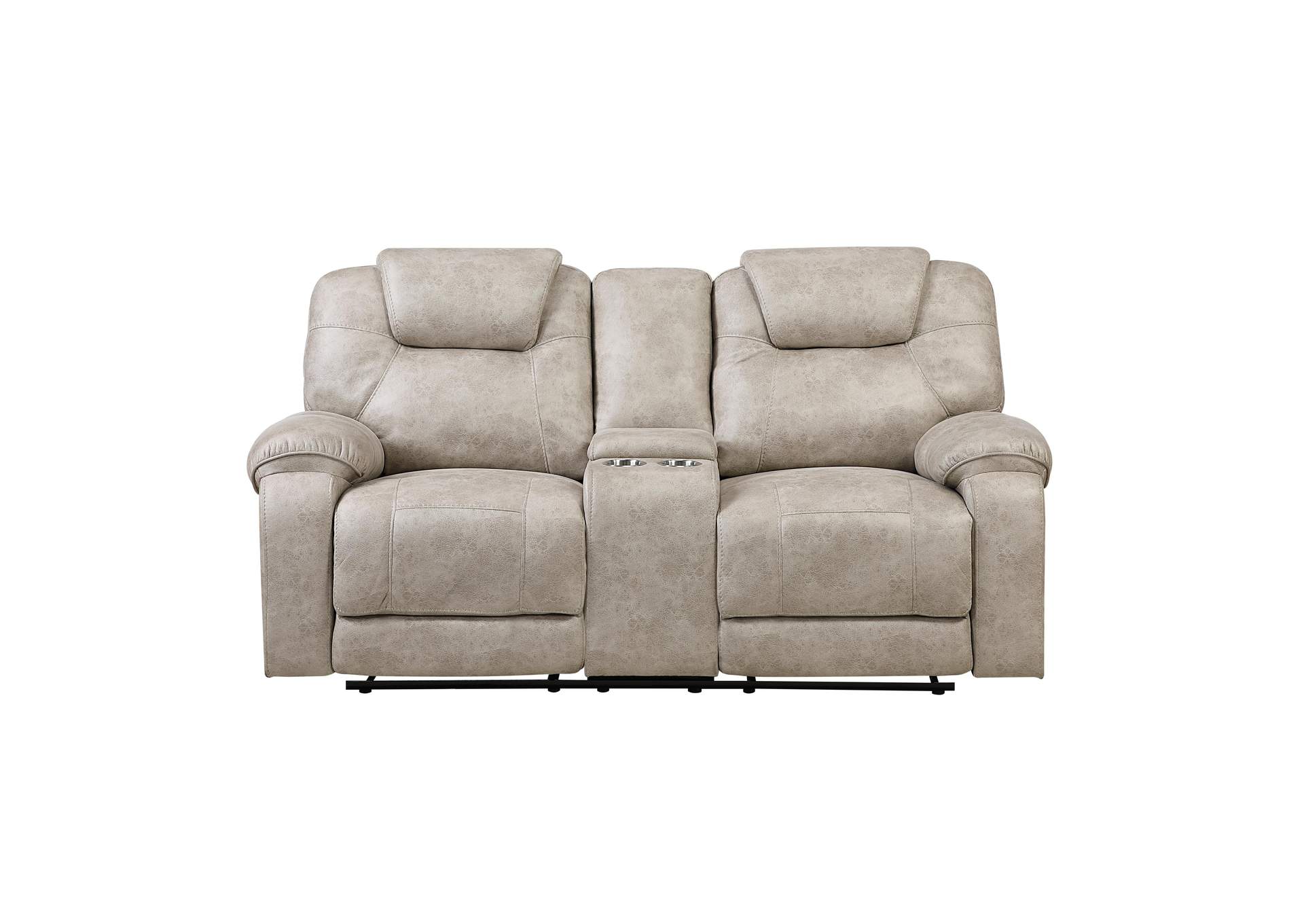 Gainesville Double Reclining Love Seat with Center Console image 1