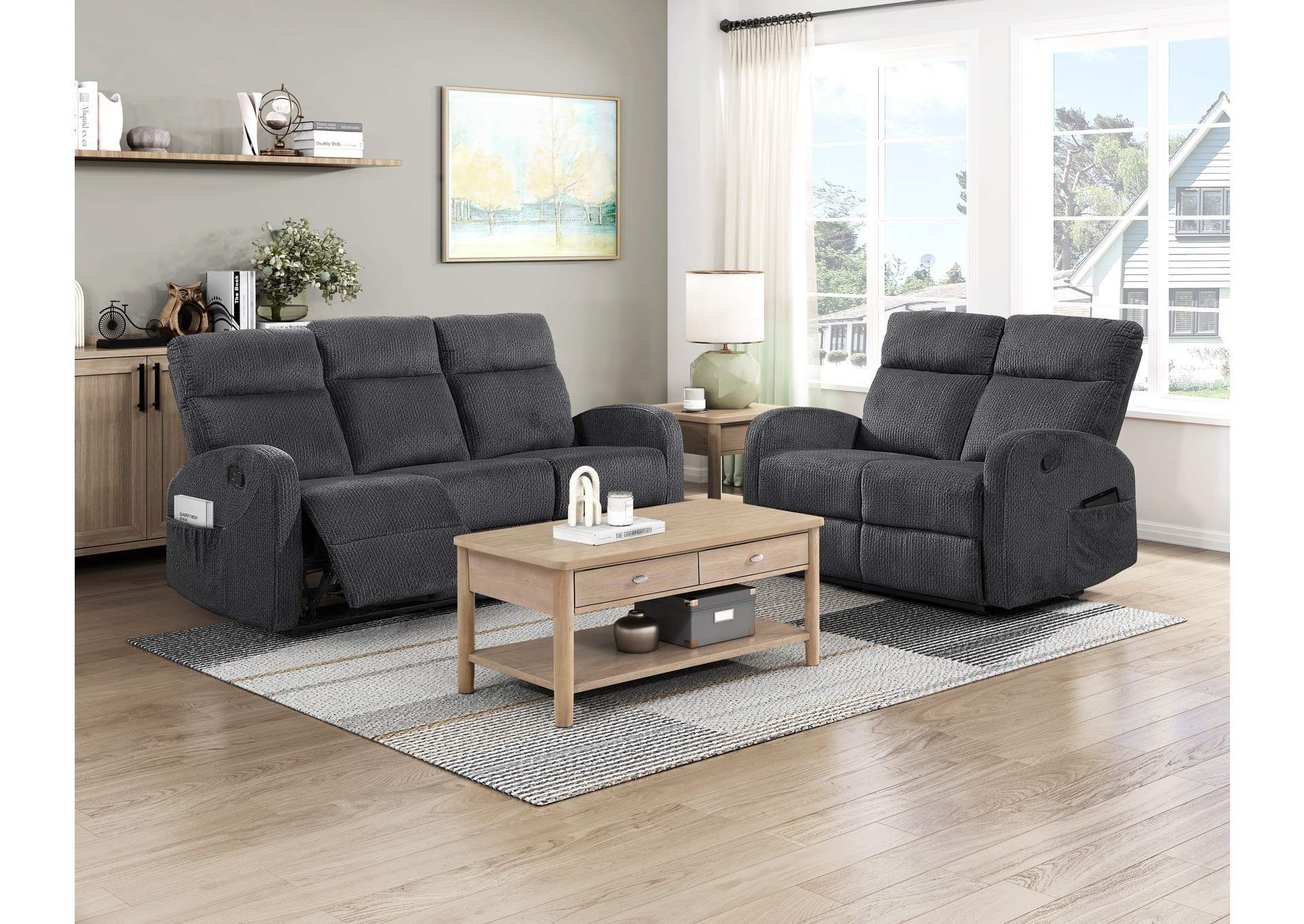 Double Reclining Sofa image 3