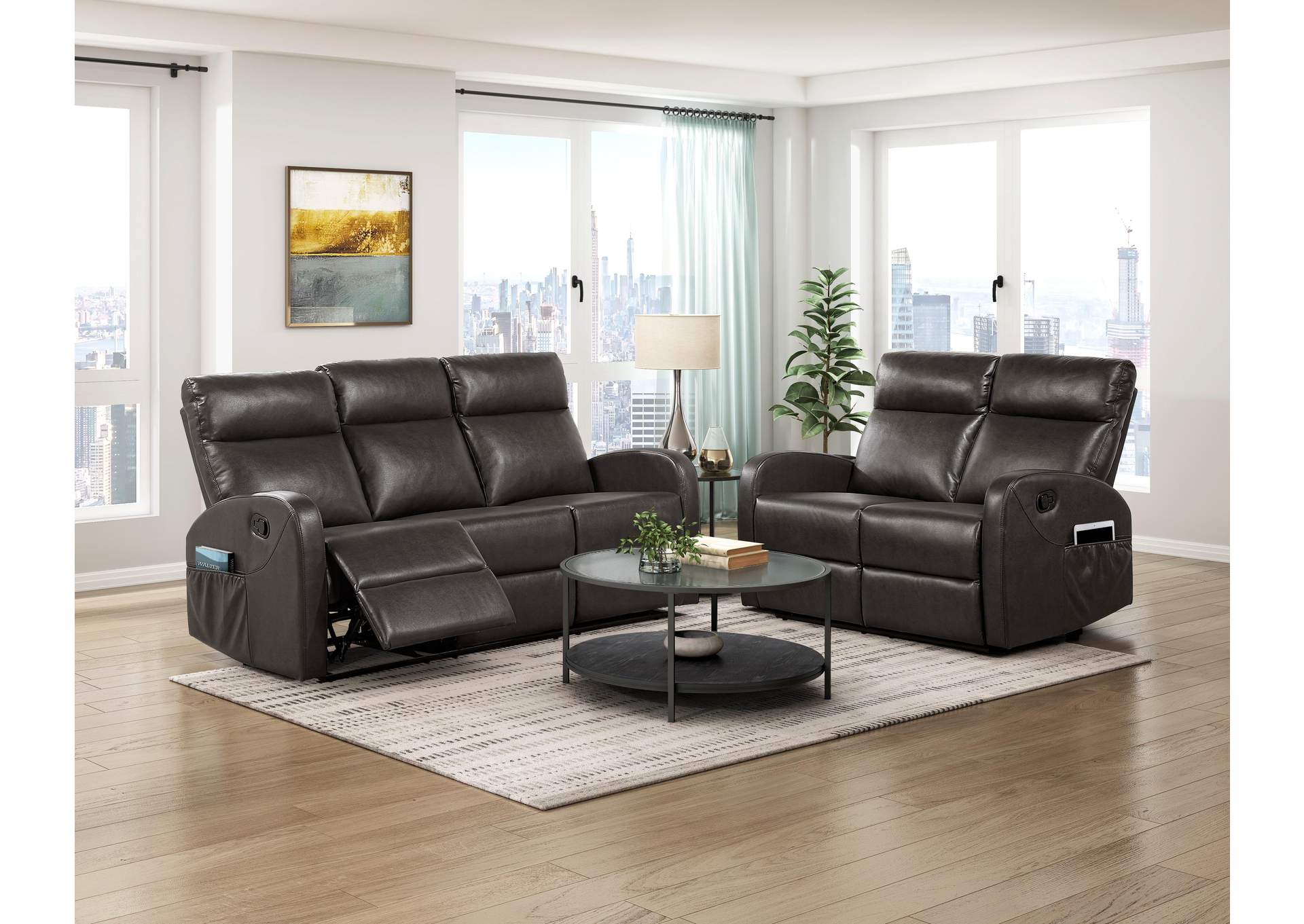 Allen Double Reclining Love Seat image 9
