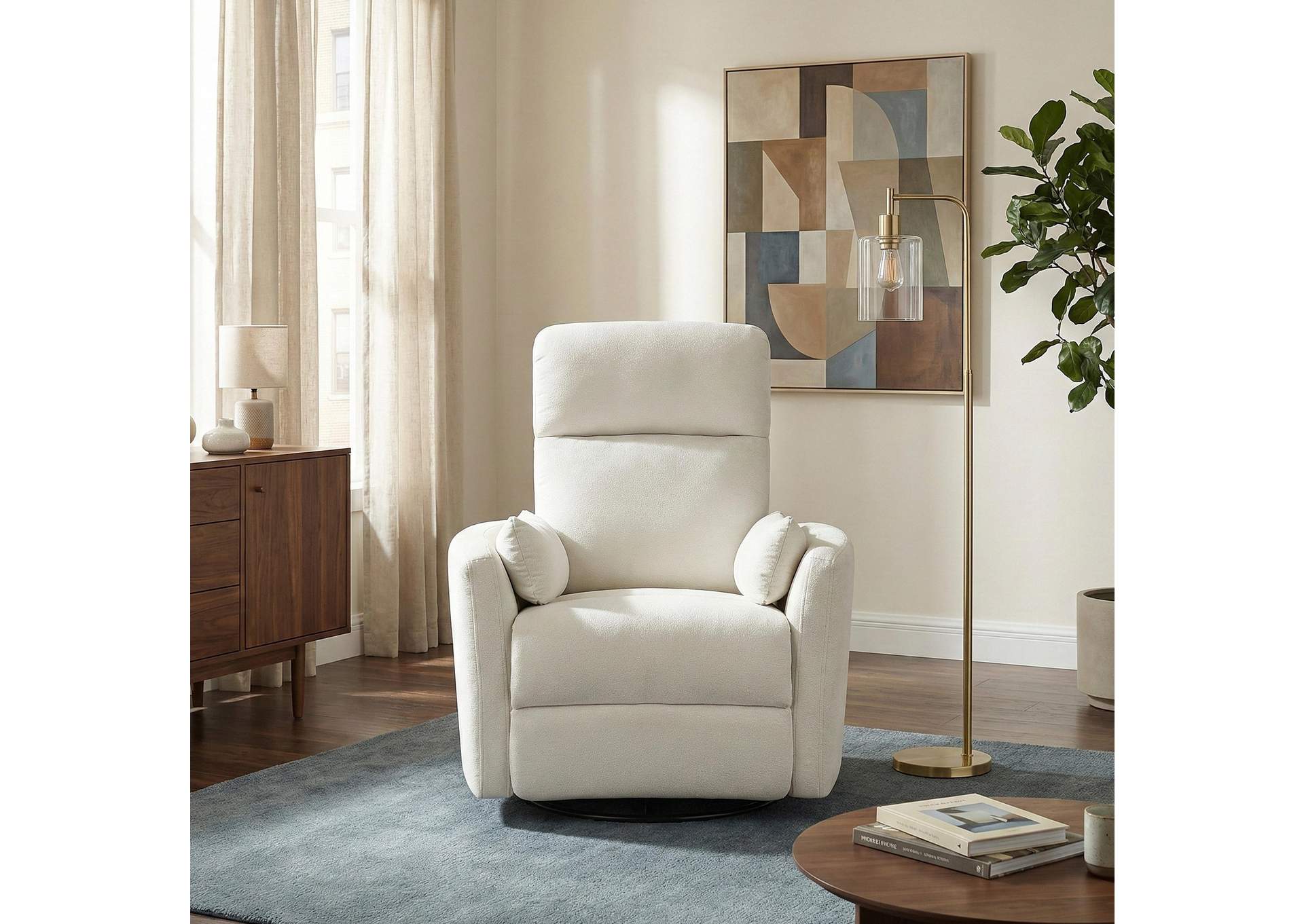 Desso Swivel Glider Reclining Chair image 17