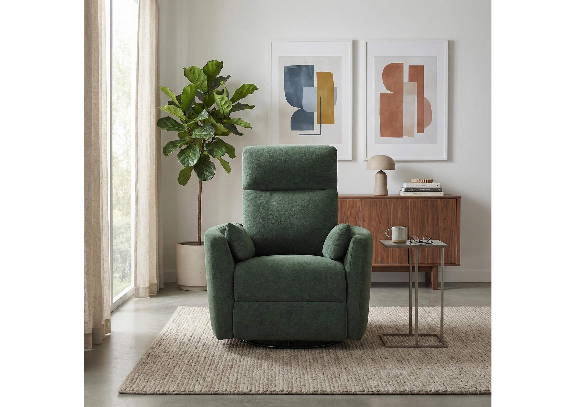 Desso Swivel Glider Reclining Chair image 17
