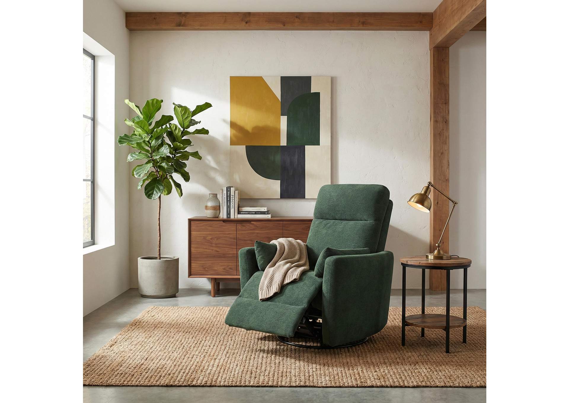 Desso Swivel Glider Reclining Chair image 12