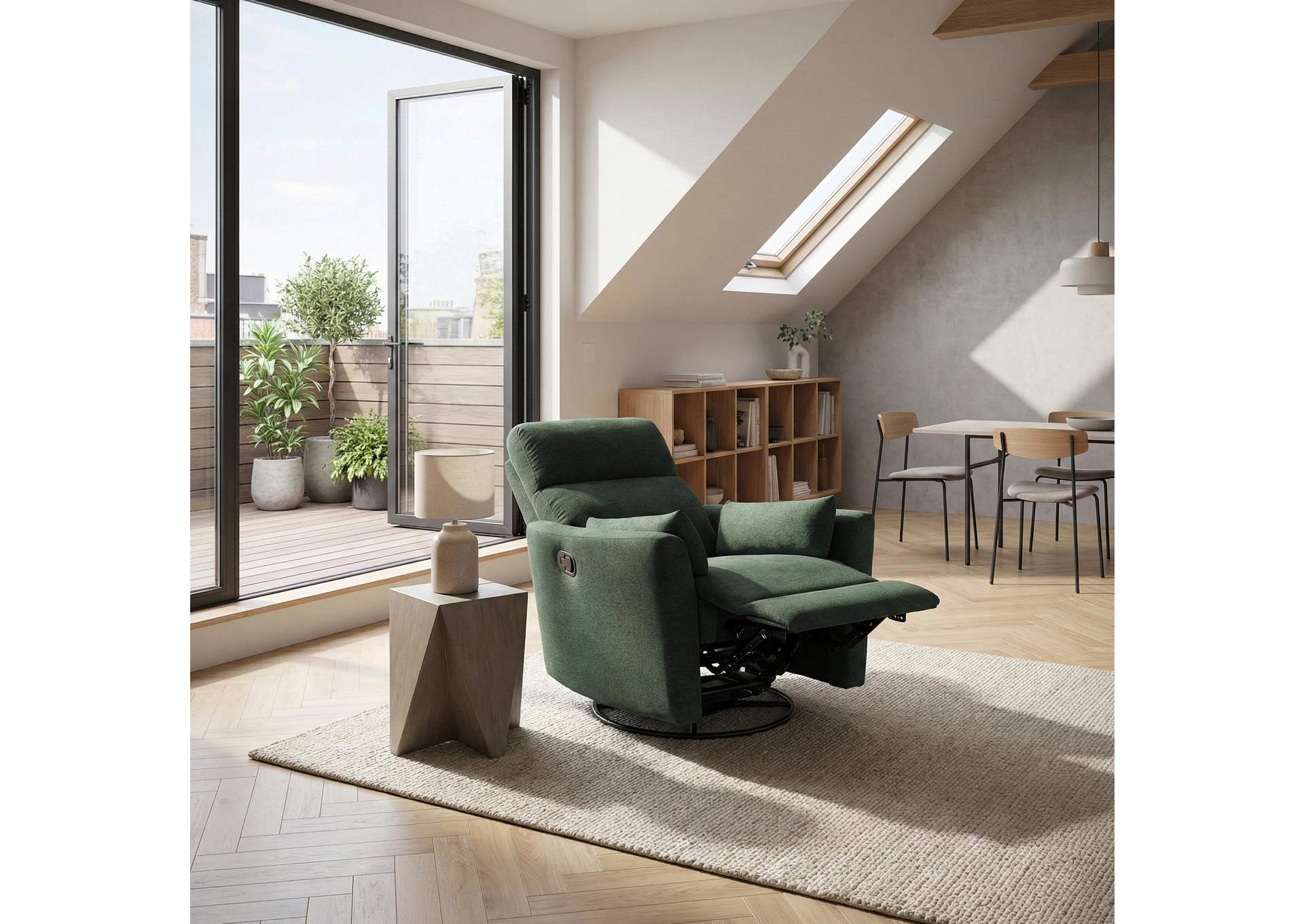 Desso Swivel Glider Reclining Chair image 9