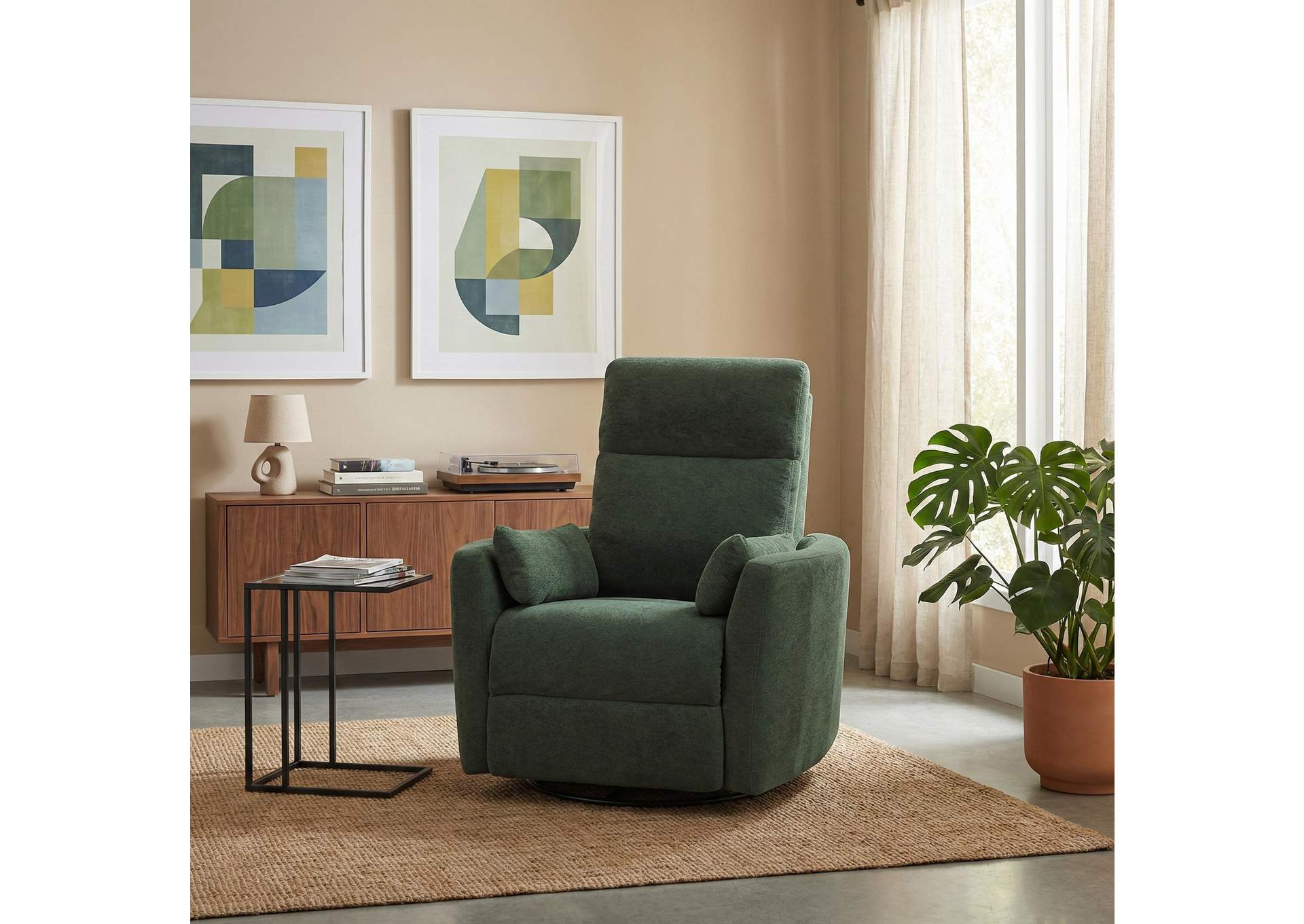 Desso Swivel Glider Reclining Chair image 14