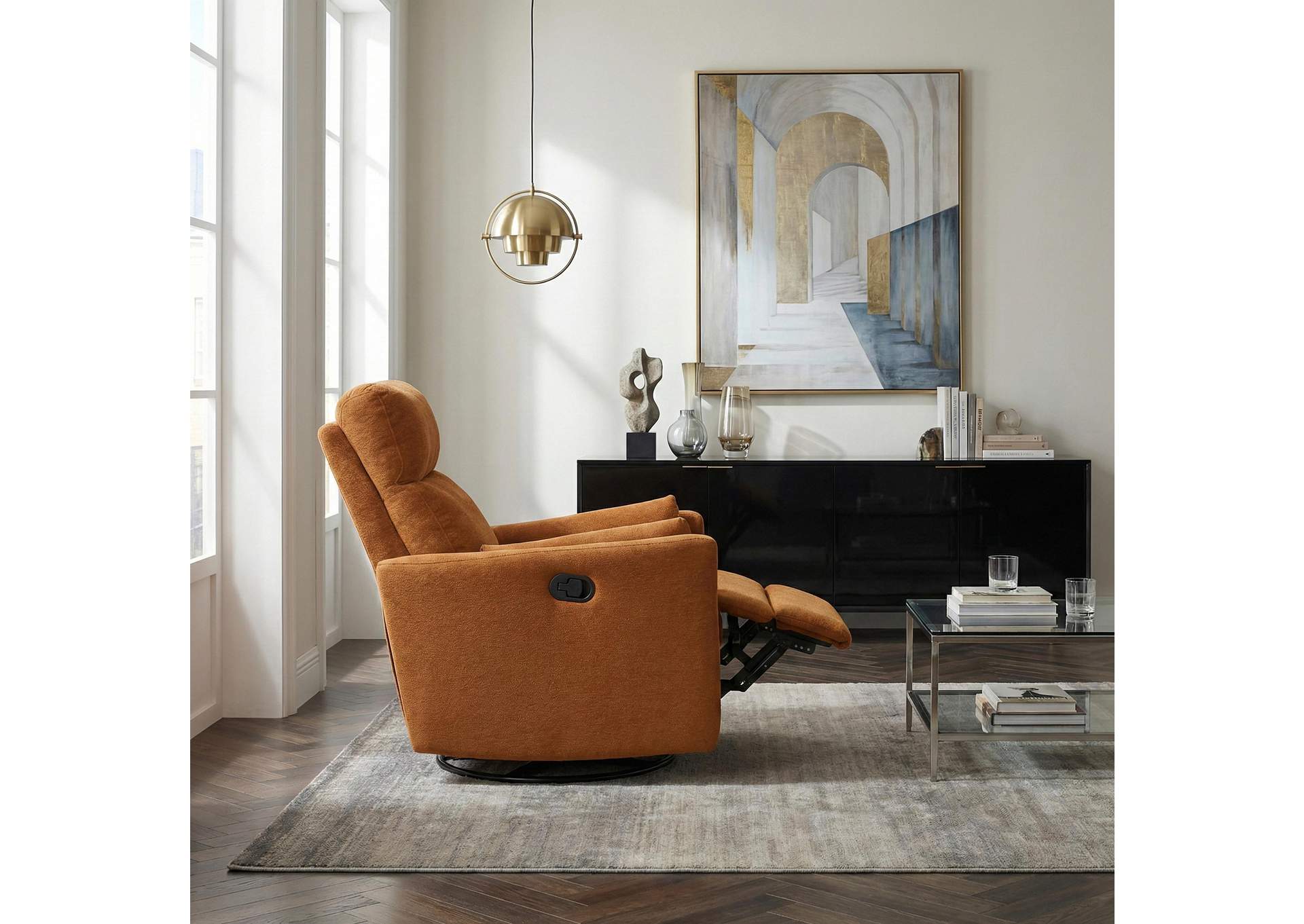 Desso Swivel Glider Reclining Chair image 12
