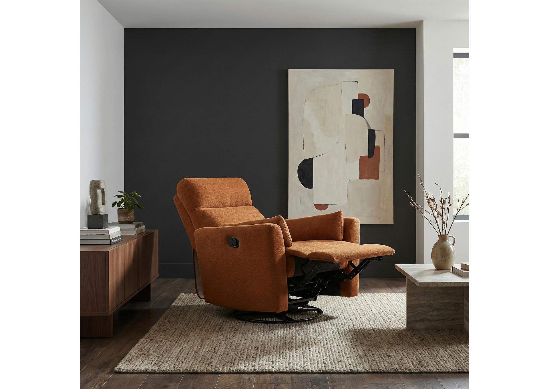 Desso Swivel Glider Reclining Chair image 10