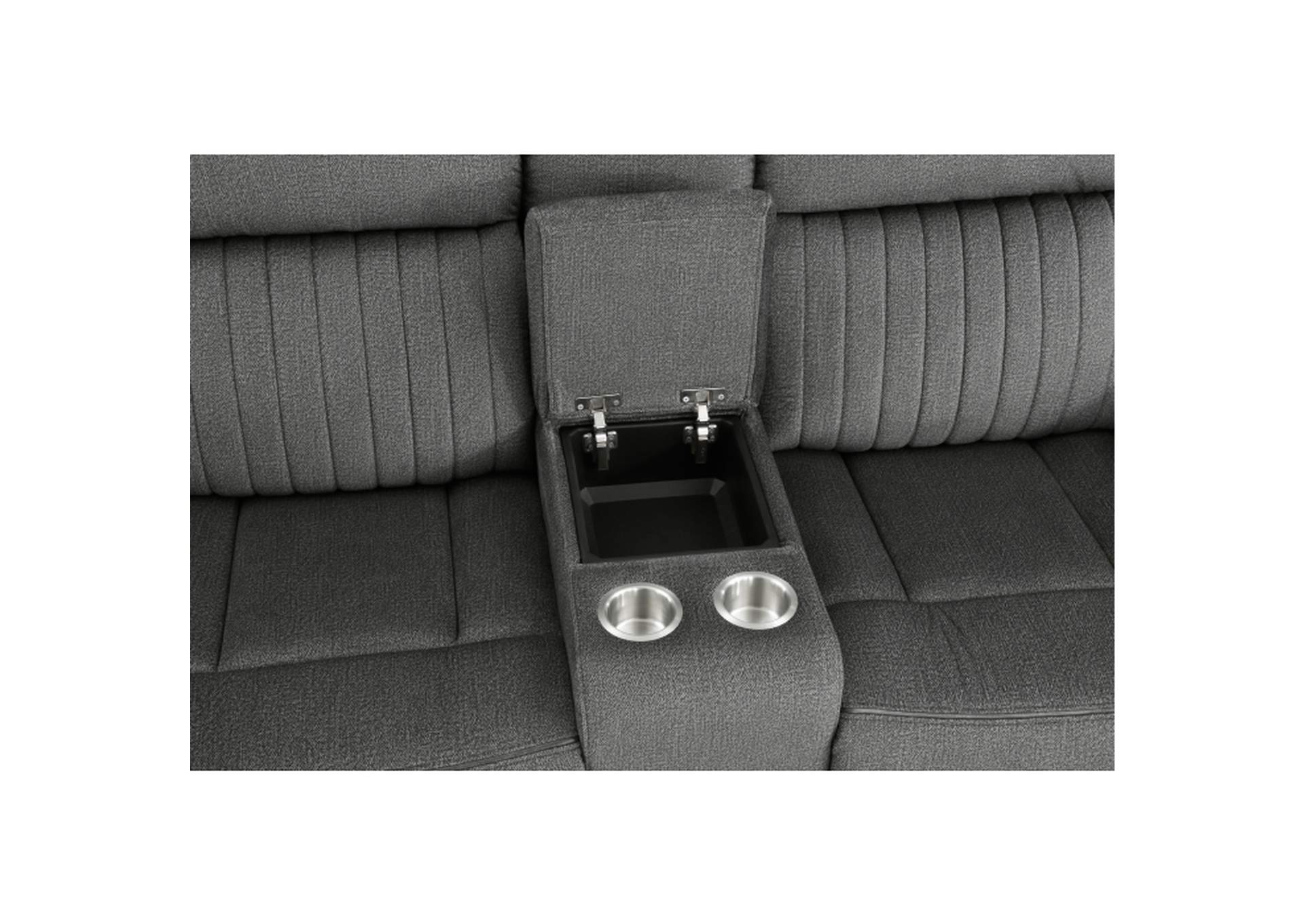 Brennen Power Double Reclining Love Seat with Center Console