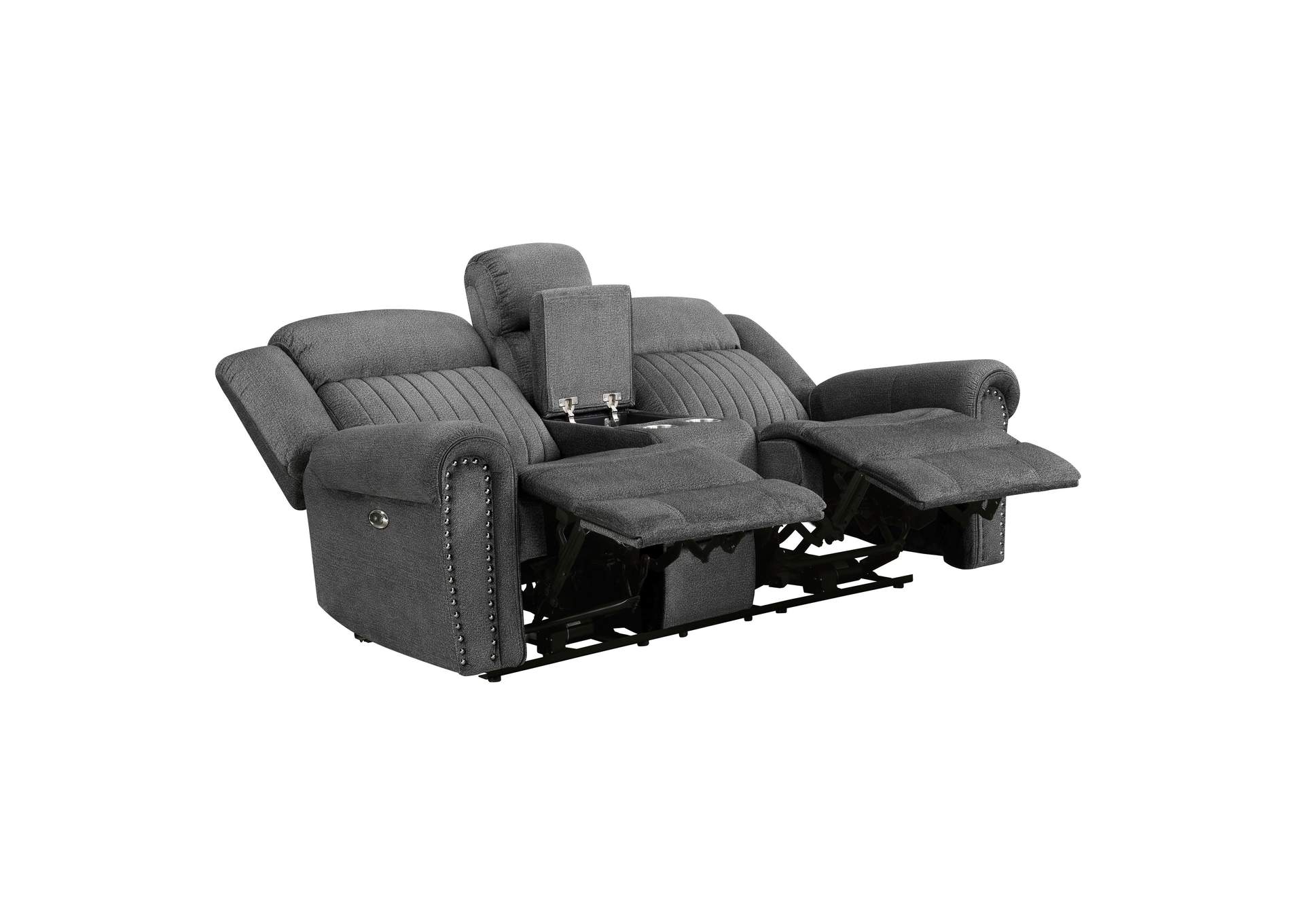 Brennen Power Double Reclining Love Seat with Center Console image 7