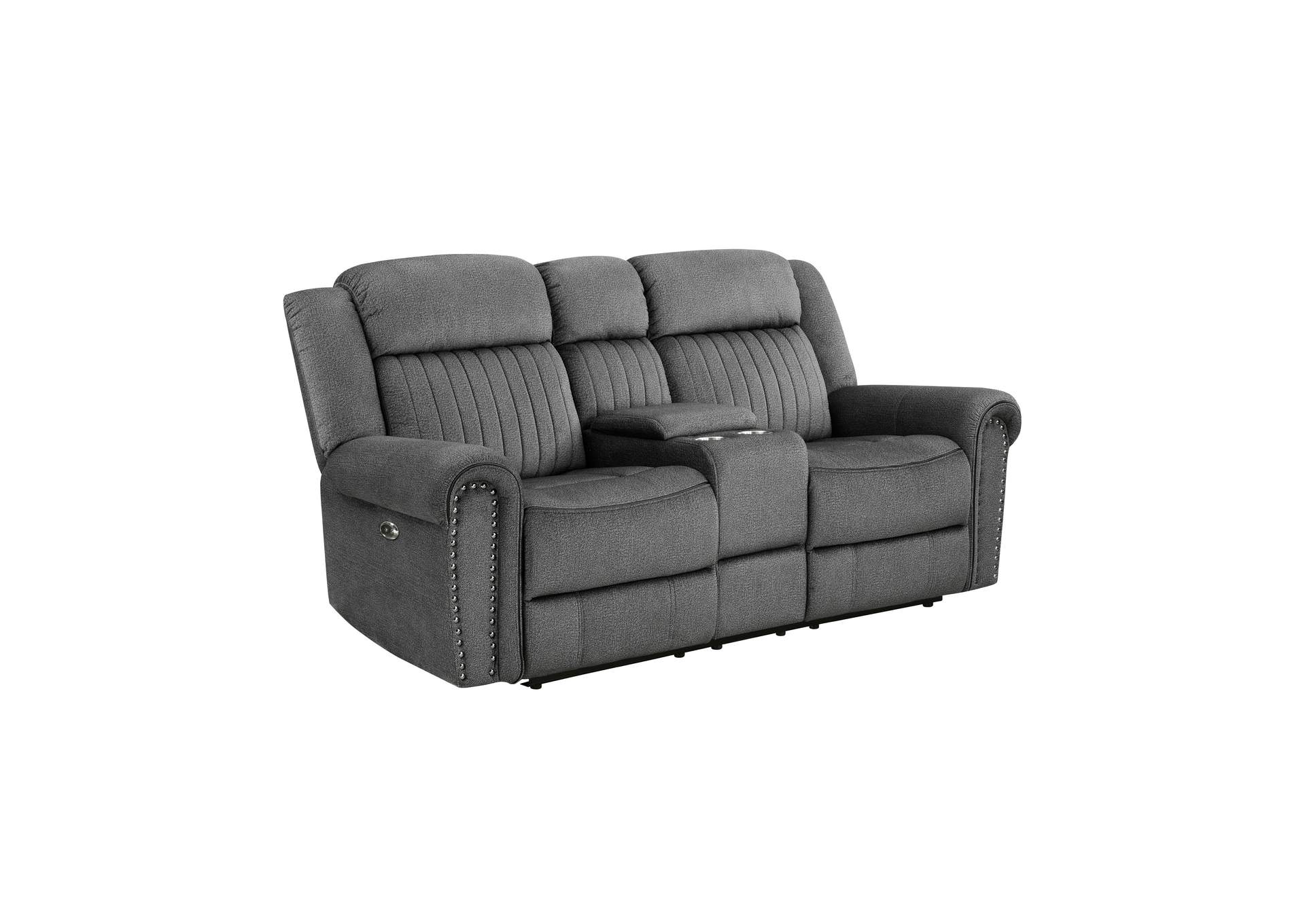 Brennen Power Double Reclining Love Seat with Center Console image 5