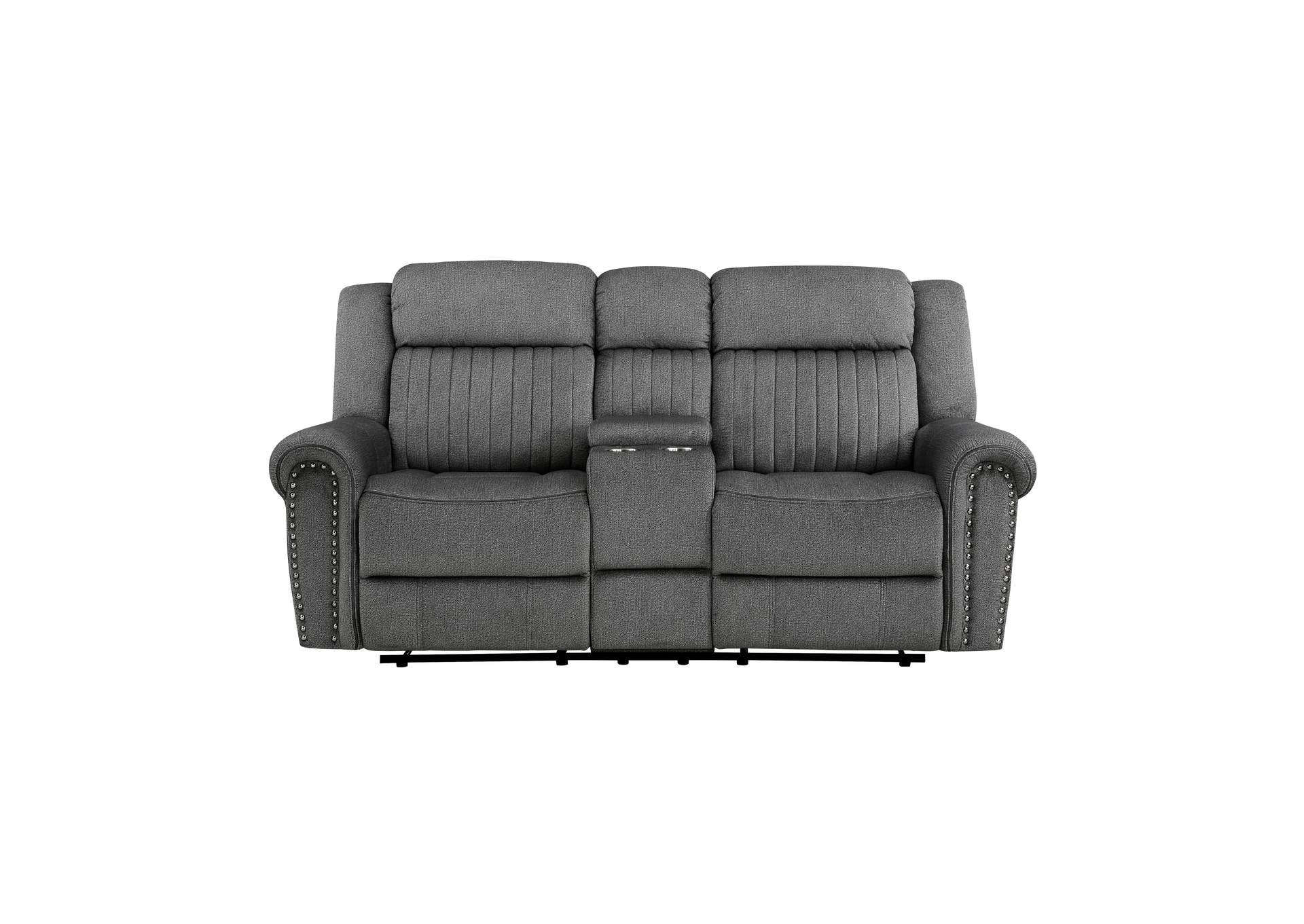 Brennen Double Reclining Love Seat with Center Console image 1