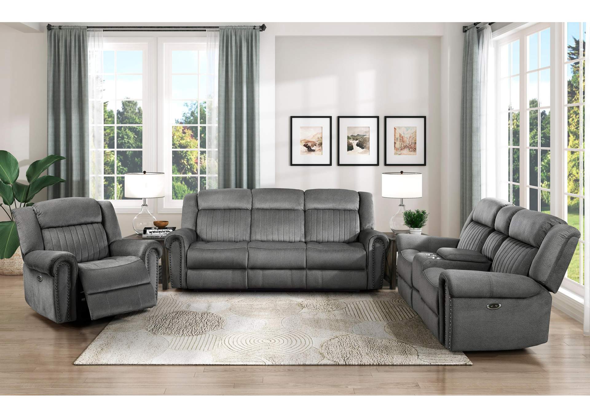Brennen Power Double Reclining Love Seat with Center Console image 10
