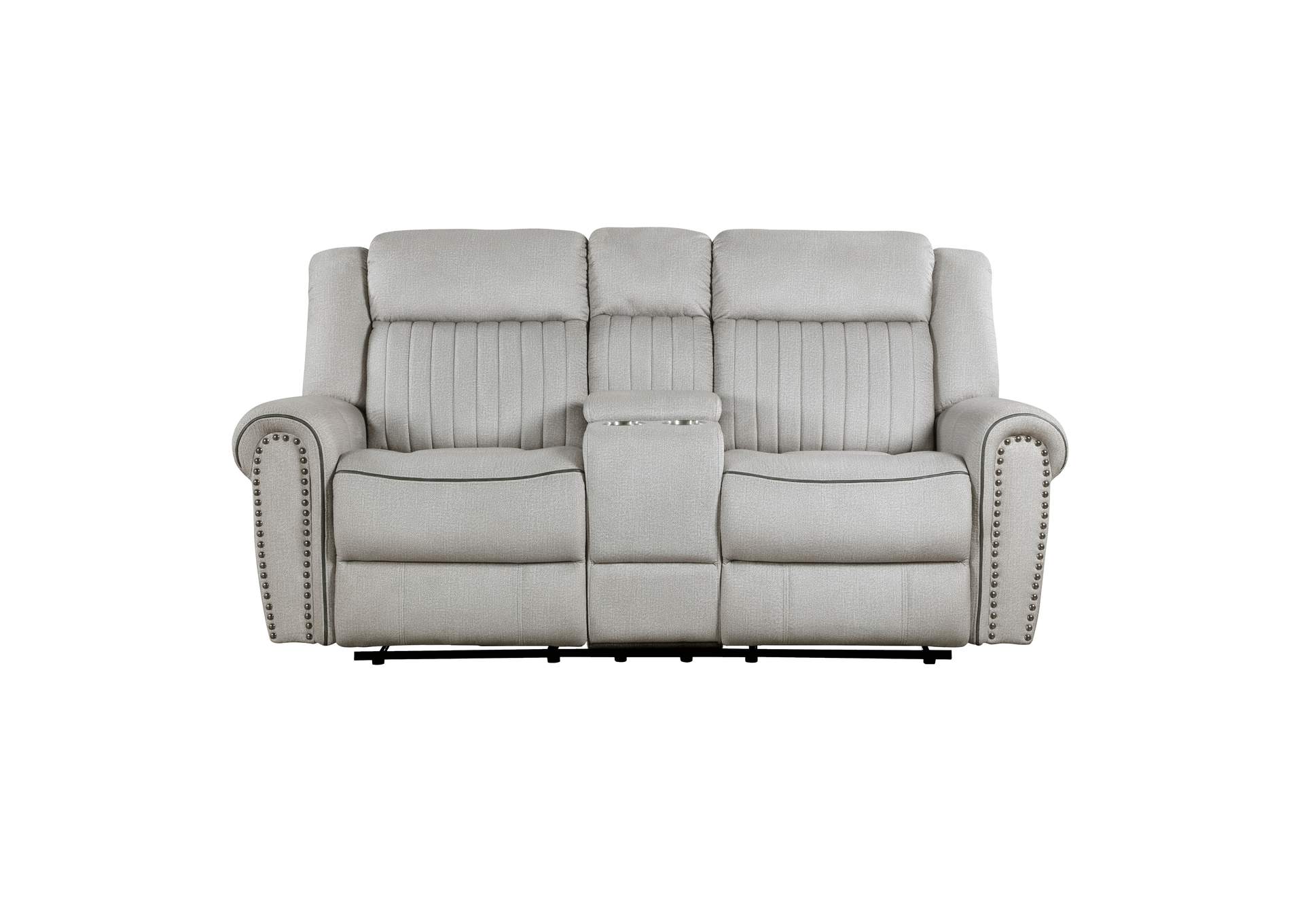 Brennen Double Reclining Love Seat with Center Console image 1