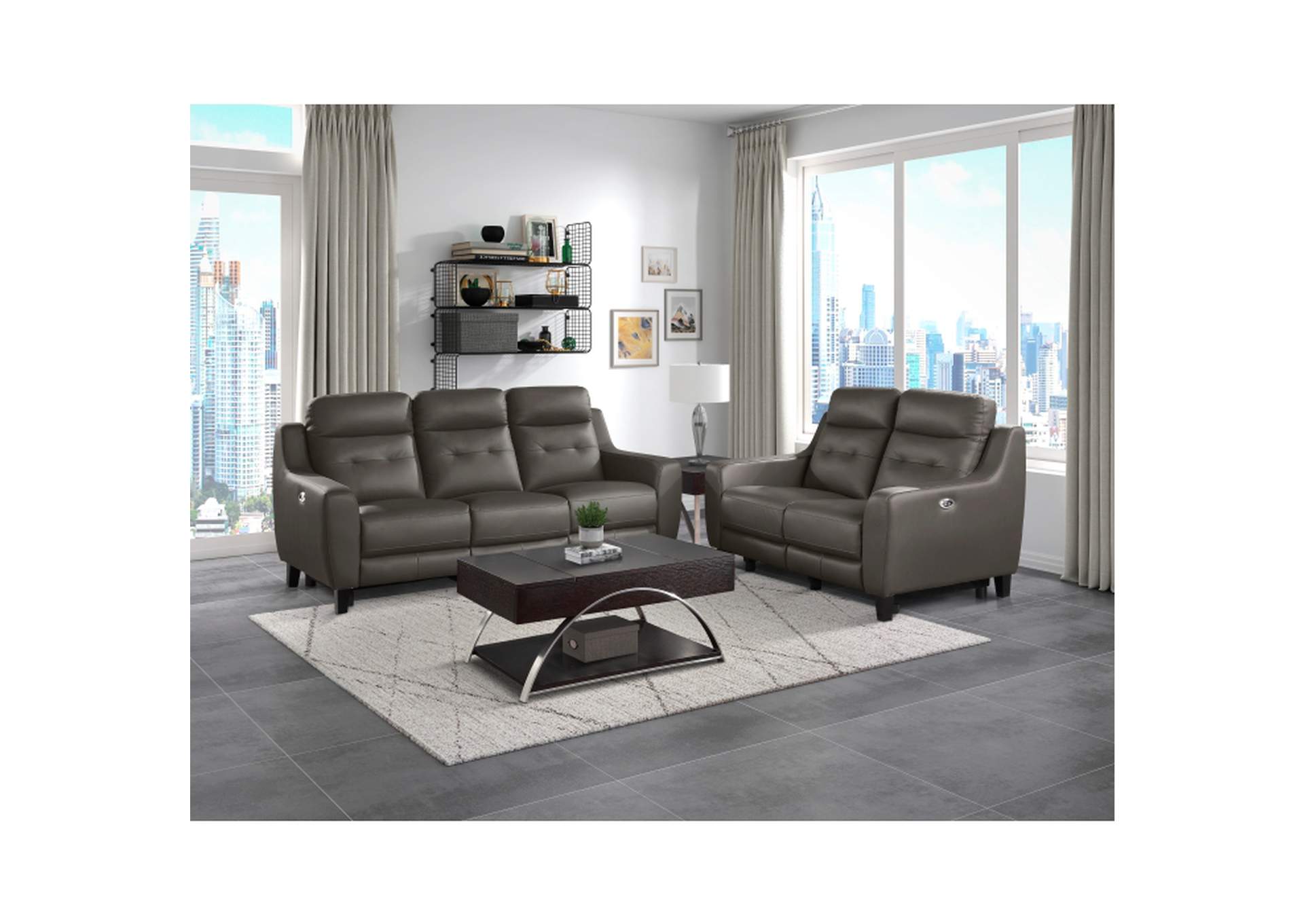 Conrad Power Double Reclining Sofa image 3