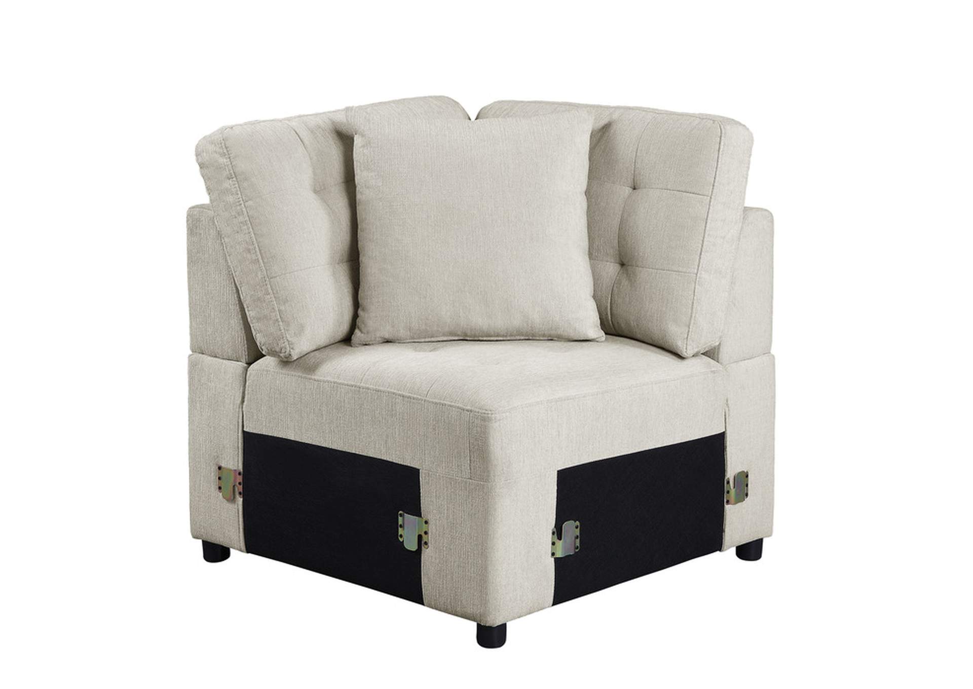Logansport 4-Piece Sectional with Pull-out Bed and Pull-out Ottoman image 6