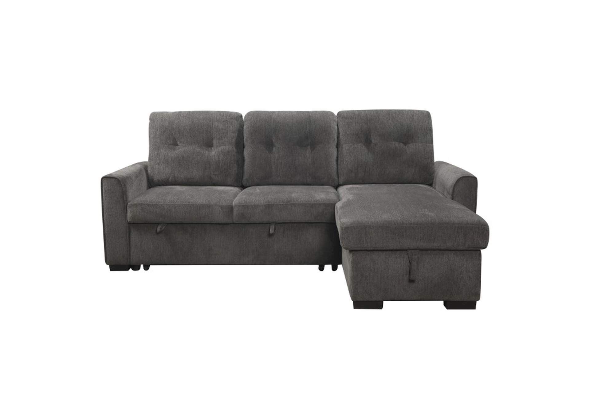 Carolina 2-Piece Reversible Sectional with Pull-out Bed and Hidden Storage image 1