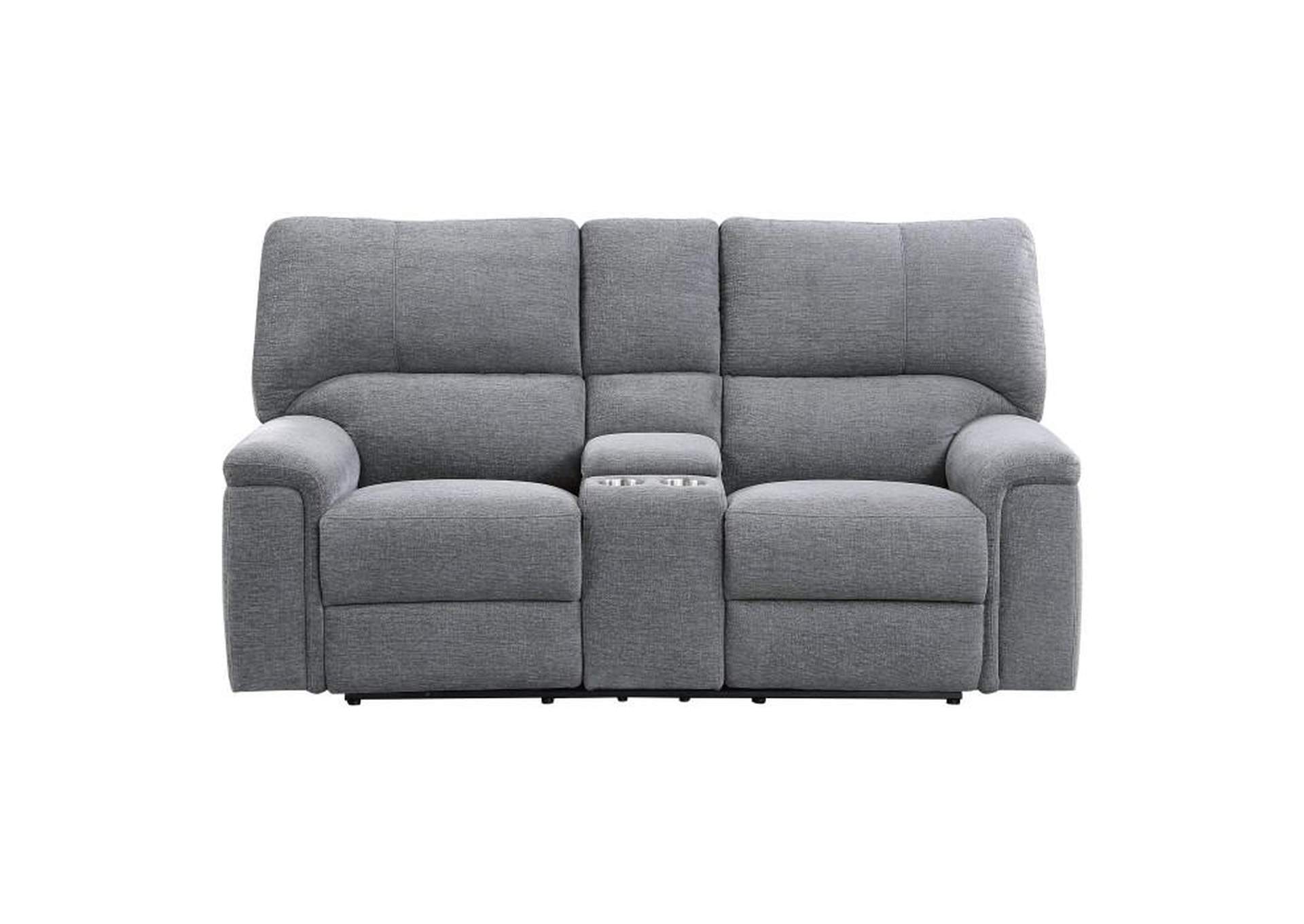 Dickinson Double Reclining Love Seat with Center Console image 1