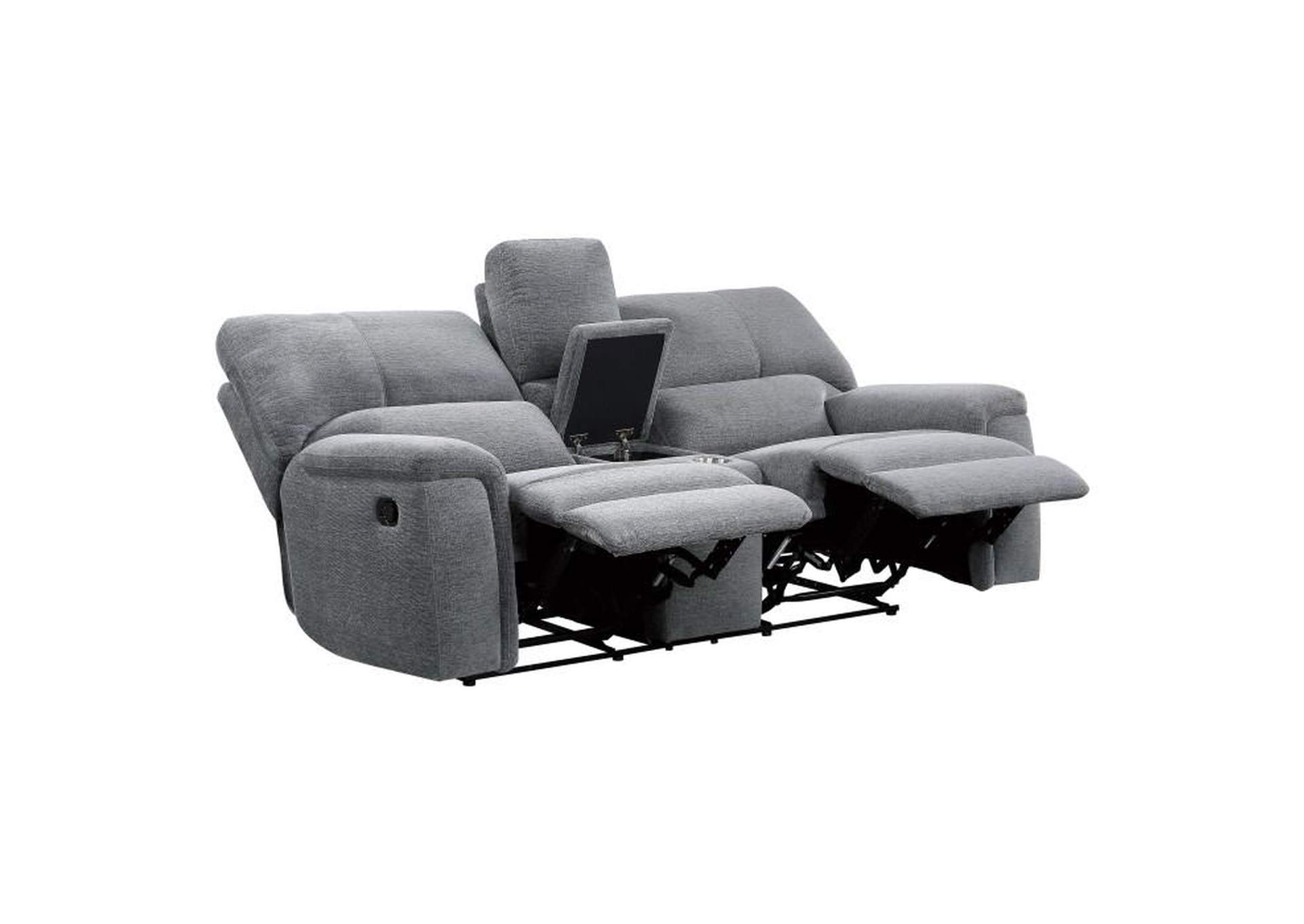 Dickinson Double Reclining Love Seat with Center Console image 3