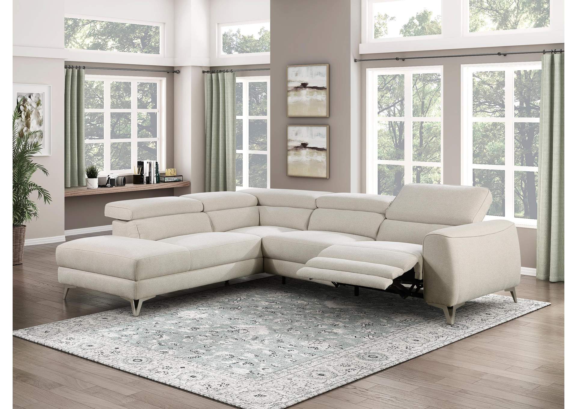 Bienvenue 2-Piece Power Reclining Sectional with Left Chaise image 6