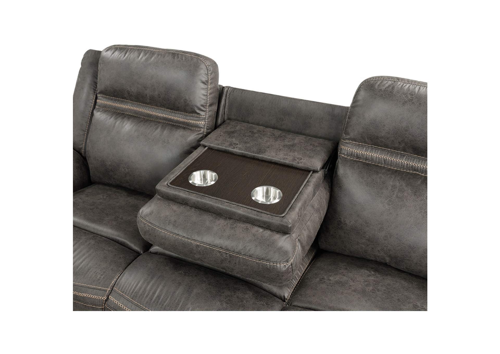 Boise Double Reclining Sofa with Center Drop-Down Cup Holders image 5