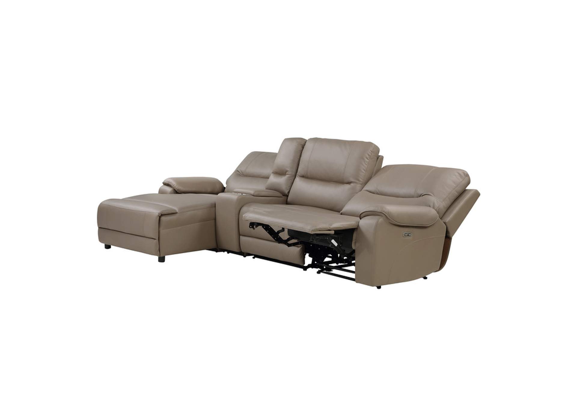 LeGrande 4-Piece Modular Power Reclining Sectional with Power Headrest and Left Chaise image 3
