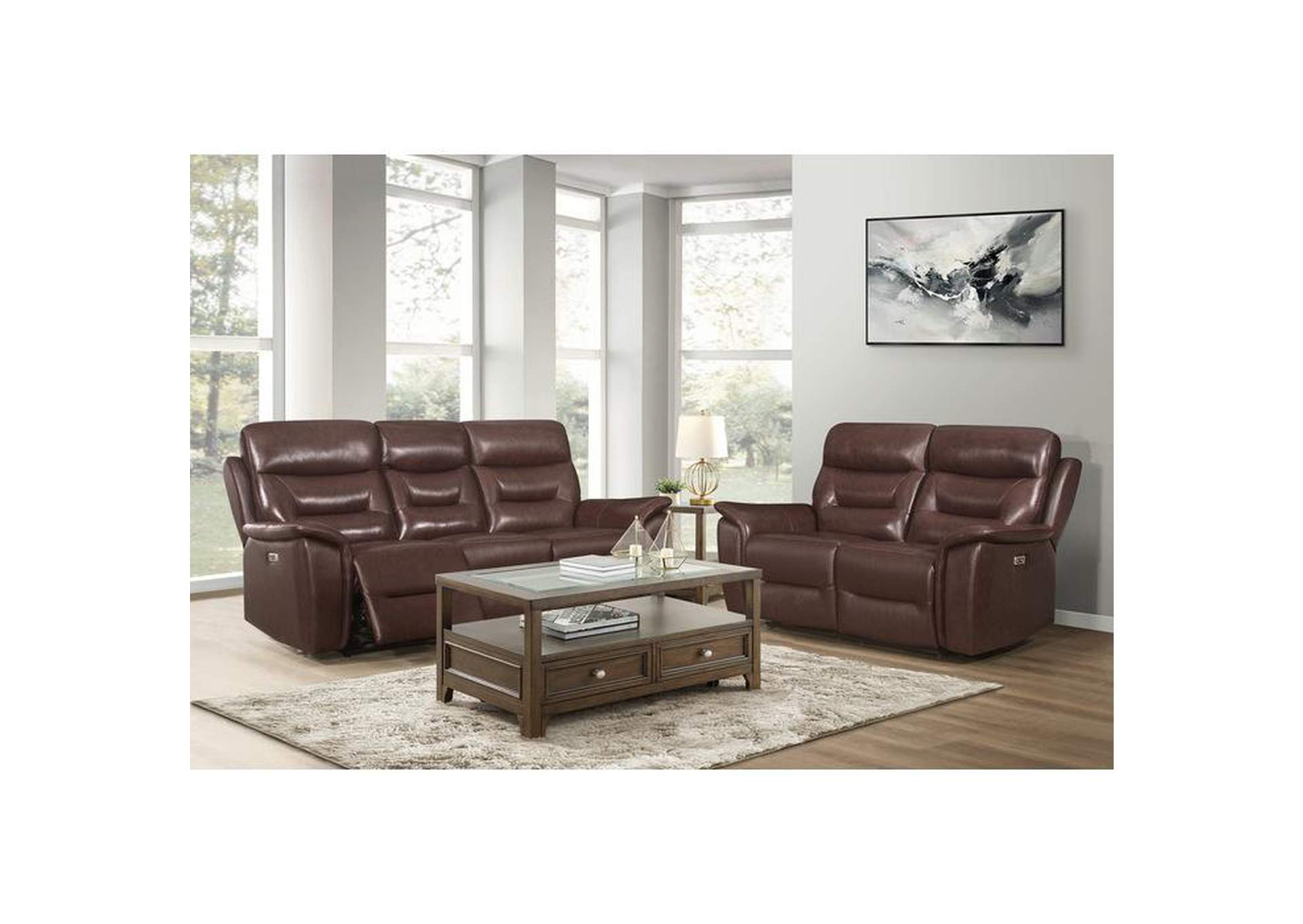 Armando Power Double Reclining Sofa With Power Headrests And Usb Ports image 6
