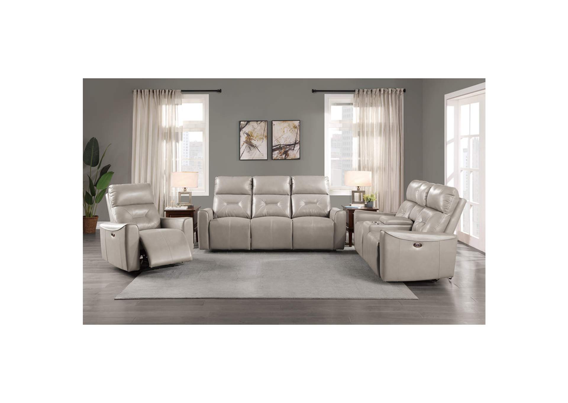 Burwell Power Reclining Chair with USB Port image 5
