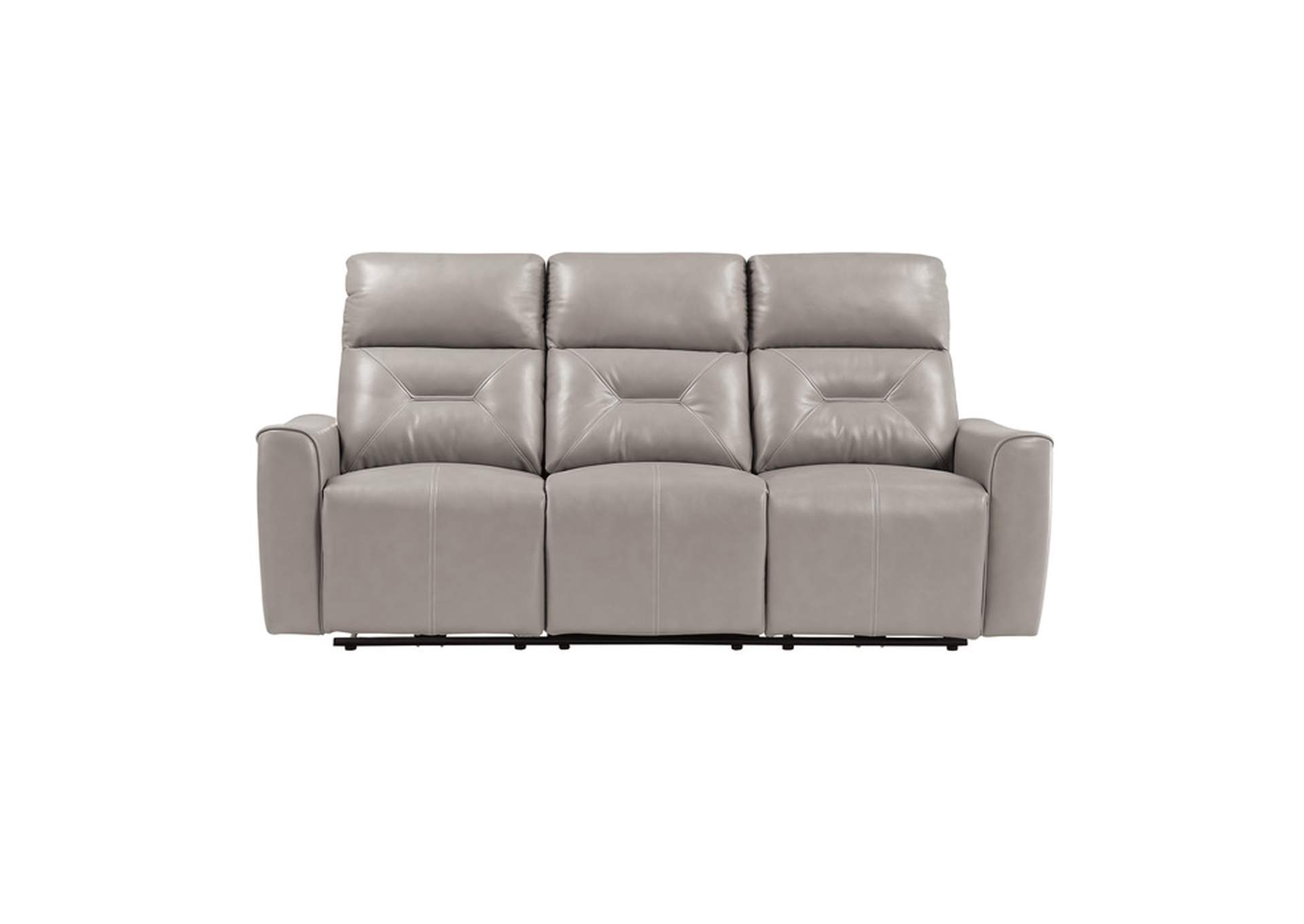 Burwell Power Double Reclining Sofa with USB Ports image 1