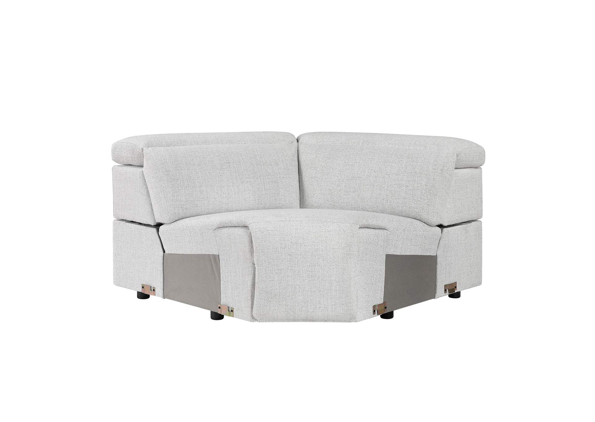 McPherson 5-Piece Modular Power Reclining Sectional with Power Headrests, Charging Ports image 4