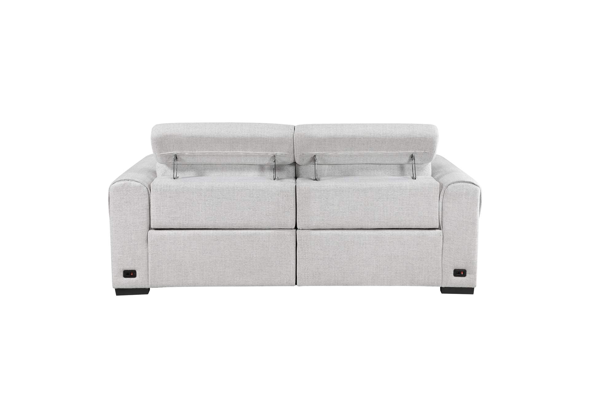 McPherson Power Double Reclining Love Seat with Power Headrests, Charging Ports image 10