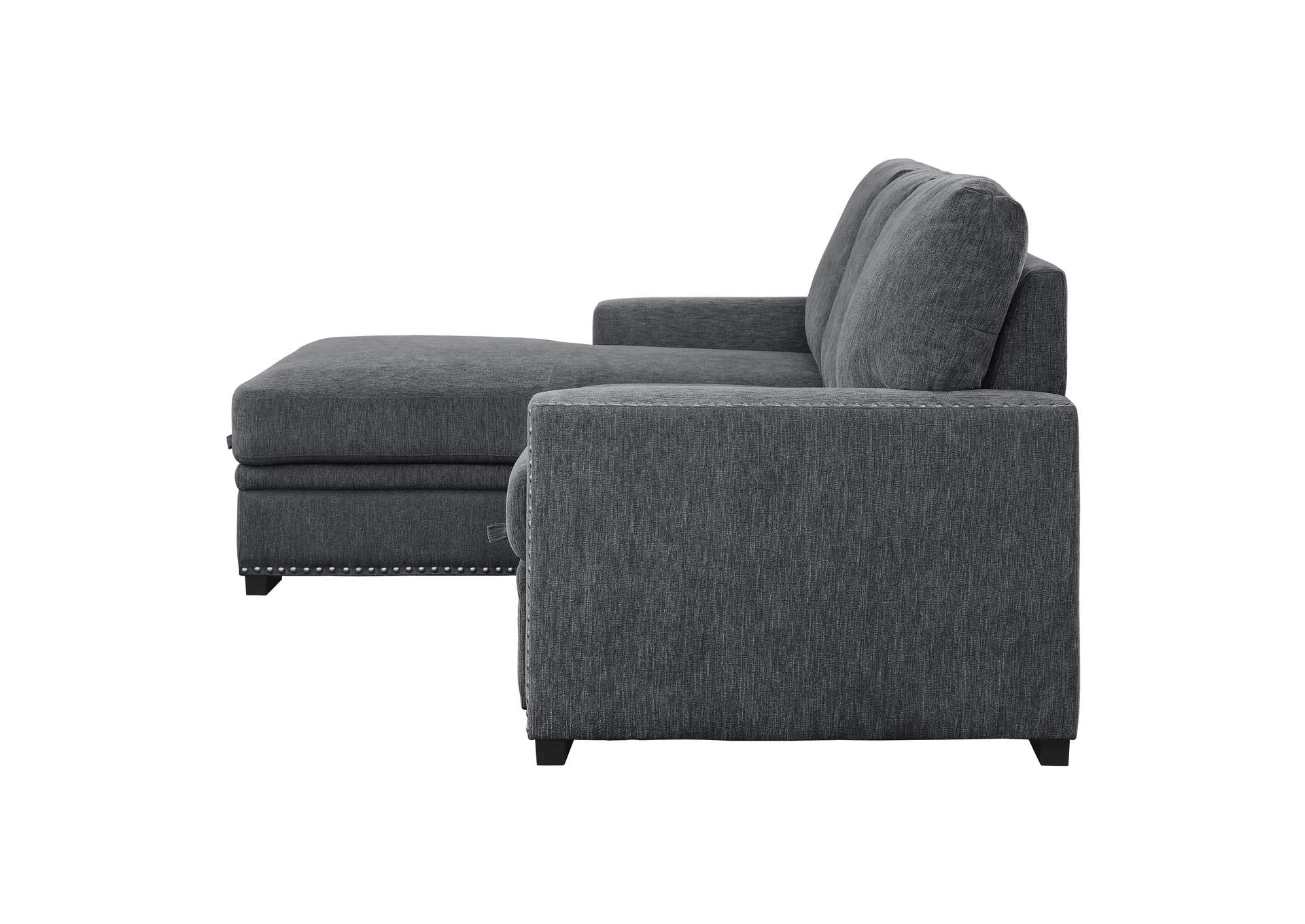 Morelia 2-Piece Sectional with Pull-out Bed and Left Chaise with Hidden Storage image 5