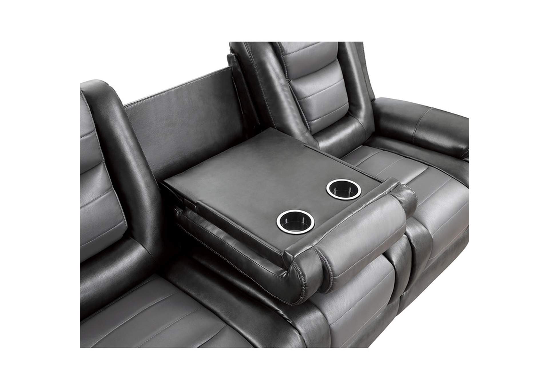 Briscoe Double Reclining Sofa with Center Drop-Down Cup Holders