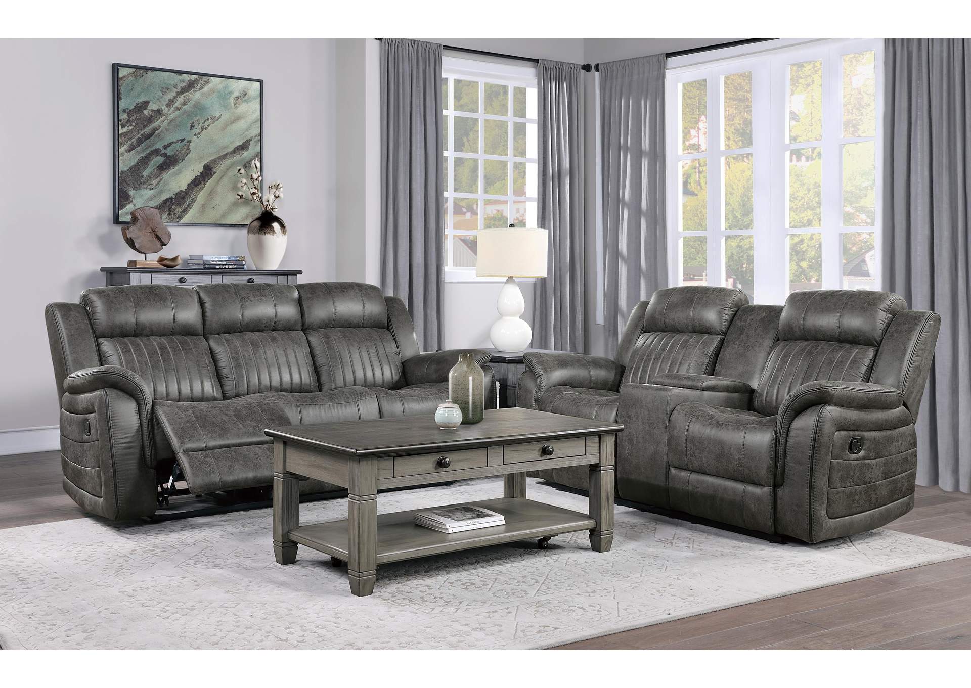 Centeroak Double Reclining Sofa image 7