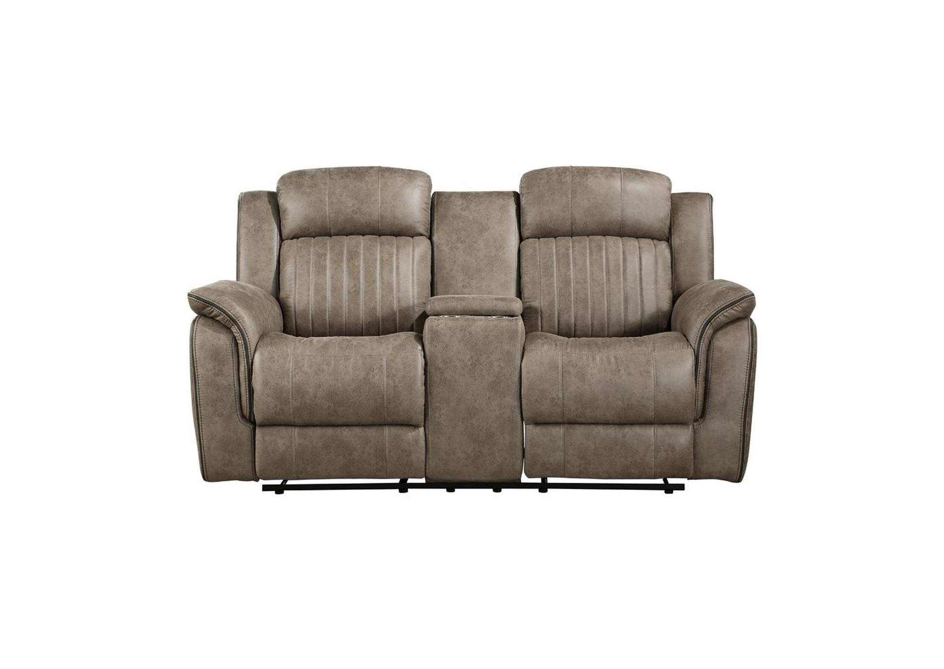 Centeroak Double Reclining Love Seat with Center Console image 1