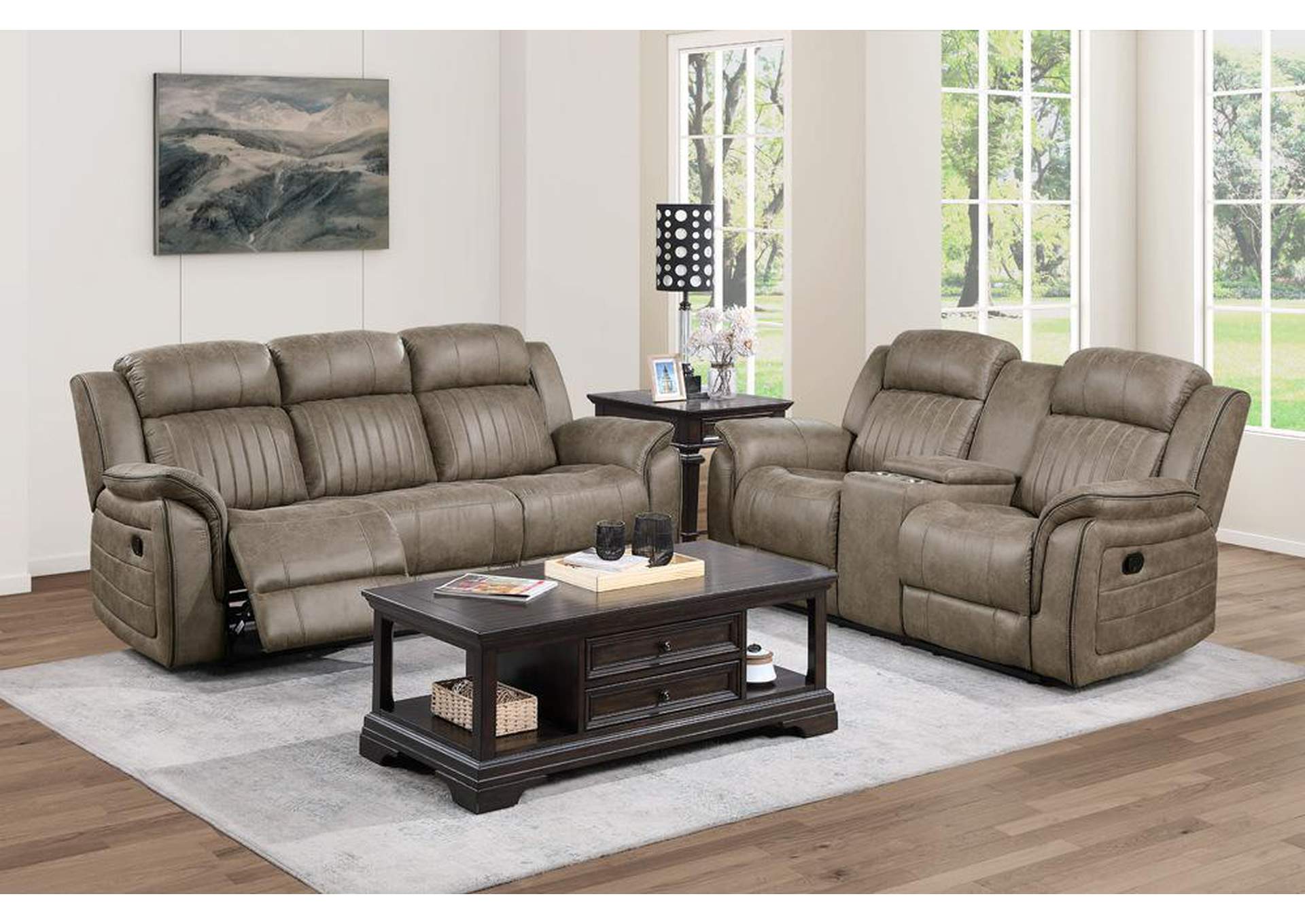Centeroak Double Reclining Love Seat with Center Console image 8