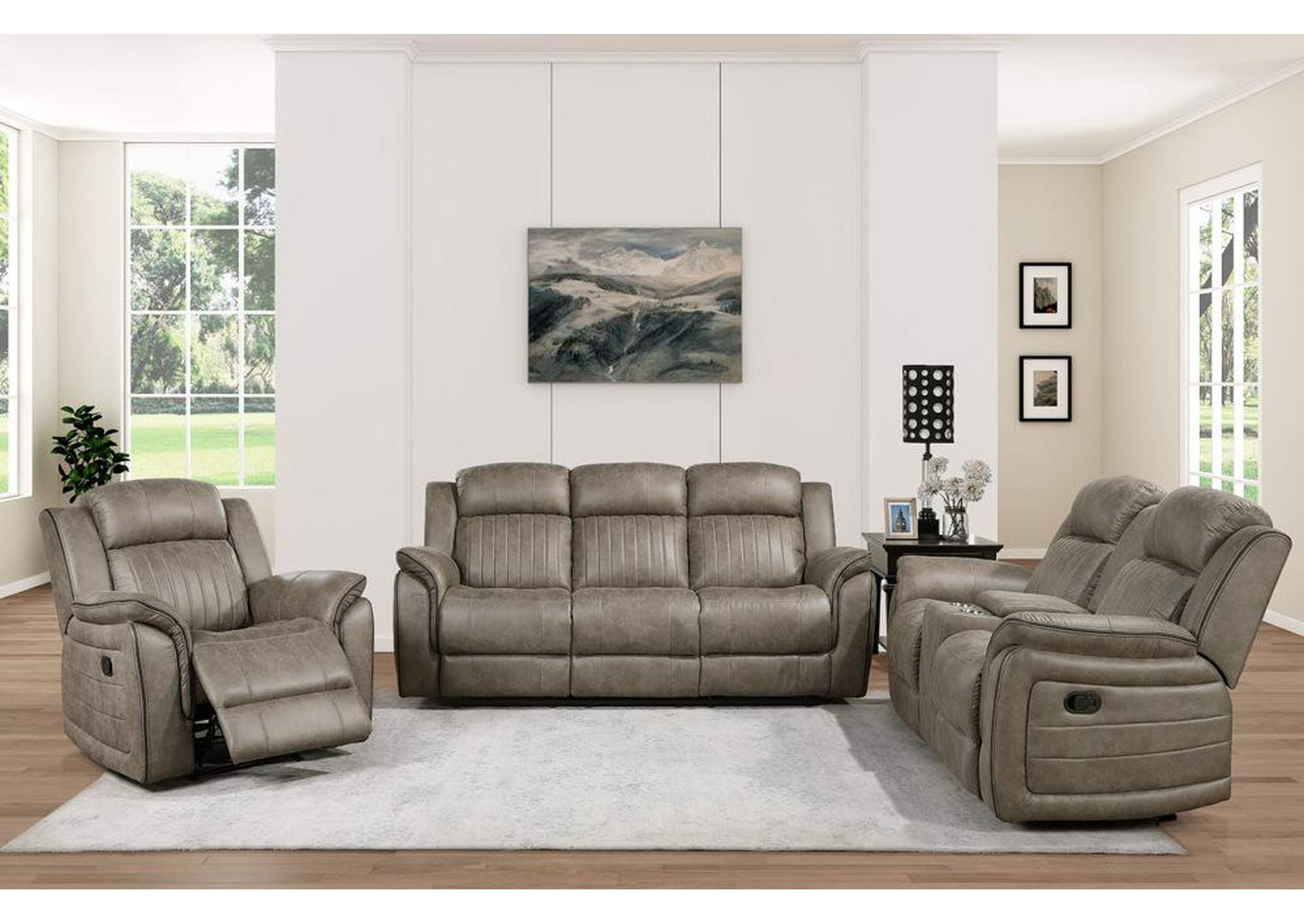 Centeroak Double Reclining Love Seat with Center Console image 9