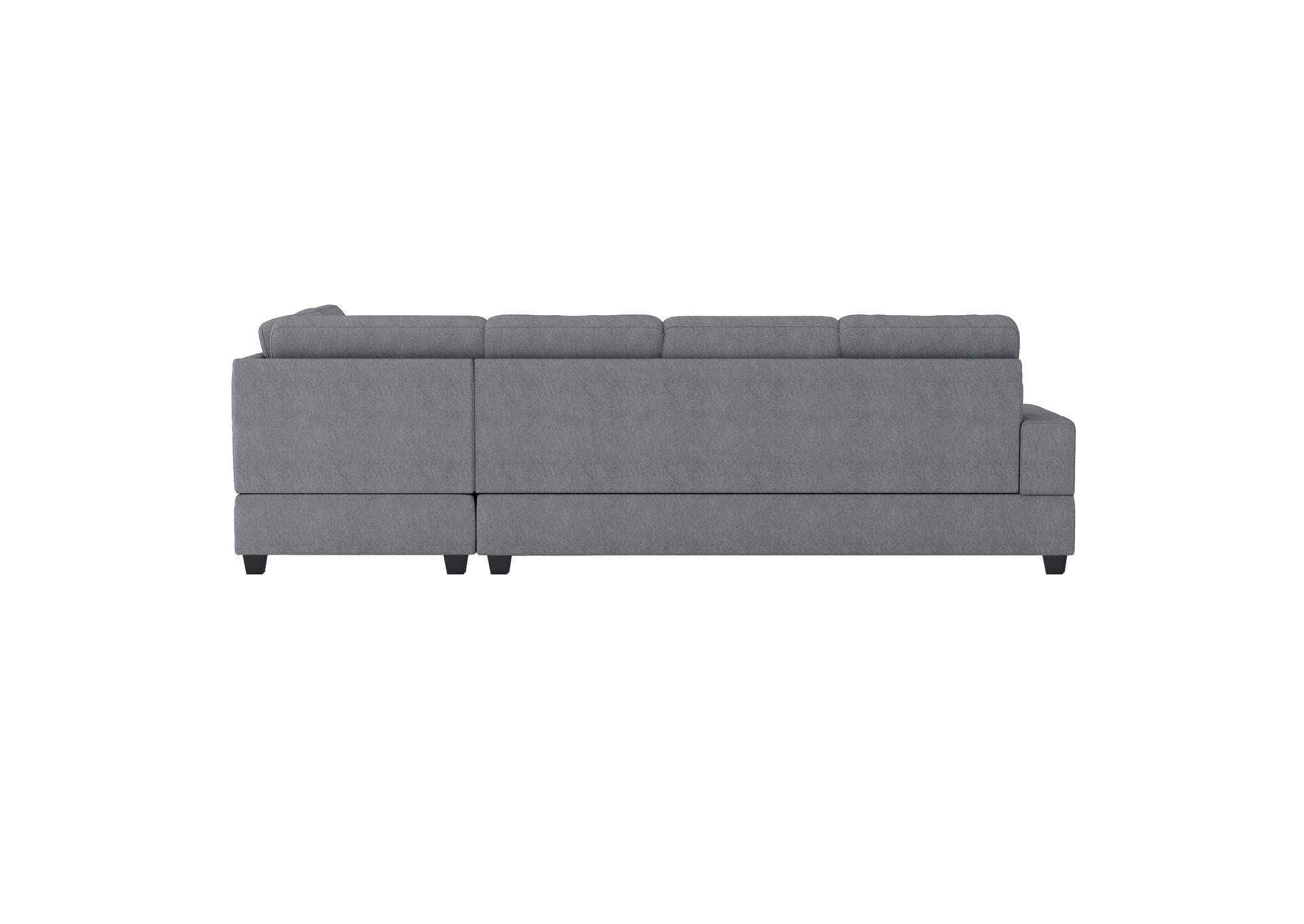 Maston 3-Piece Reversible Sectional with Drop-Down Cup Holders and Storage Ottoman image 7