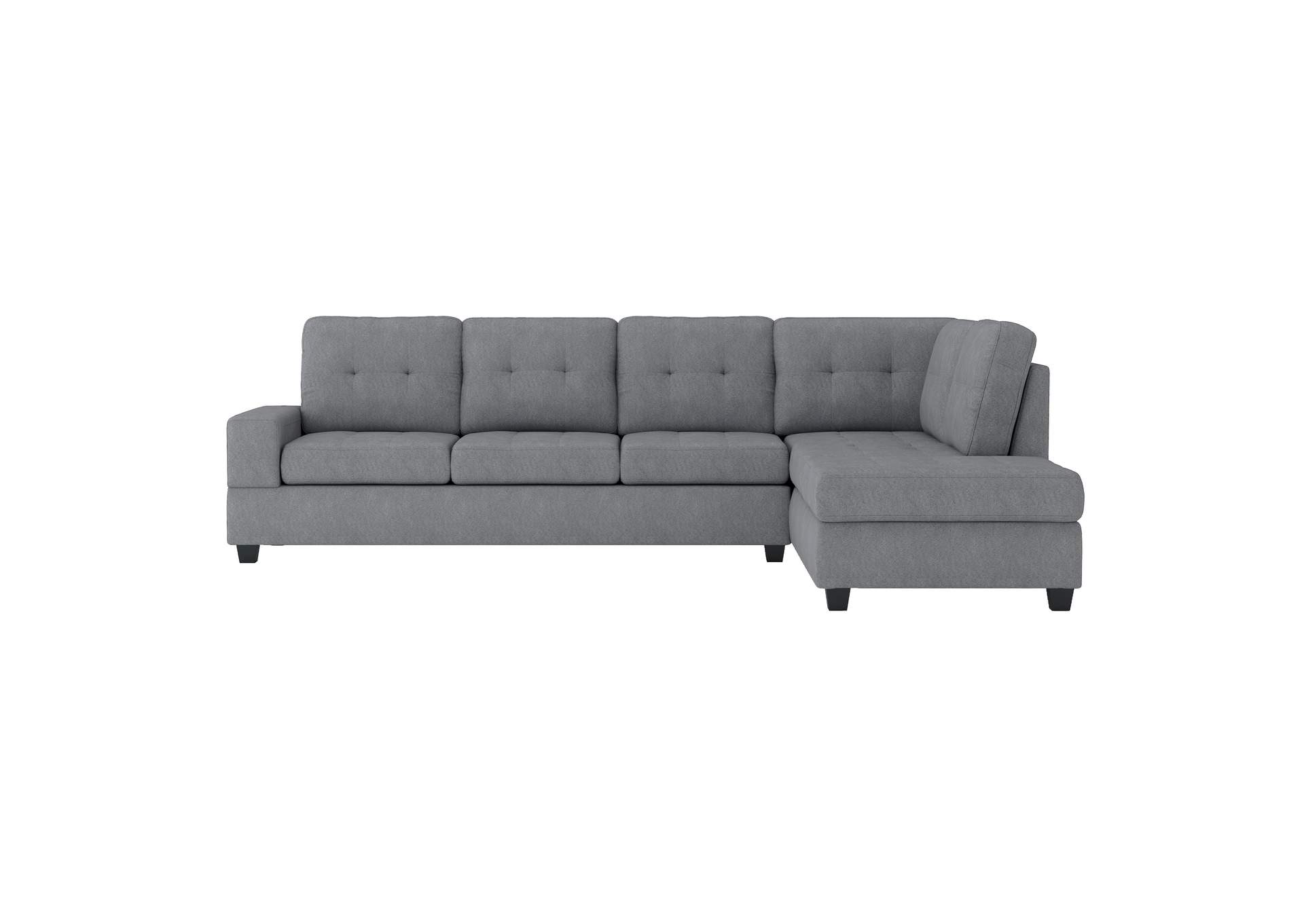 Maston 3-Piece Reversible Sectional with Drop-Down Cup Holders and Storage Ottoman image 5