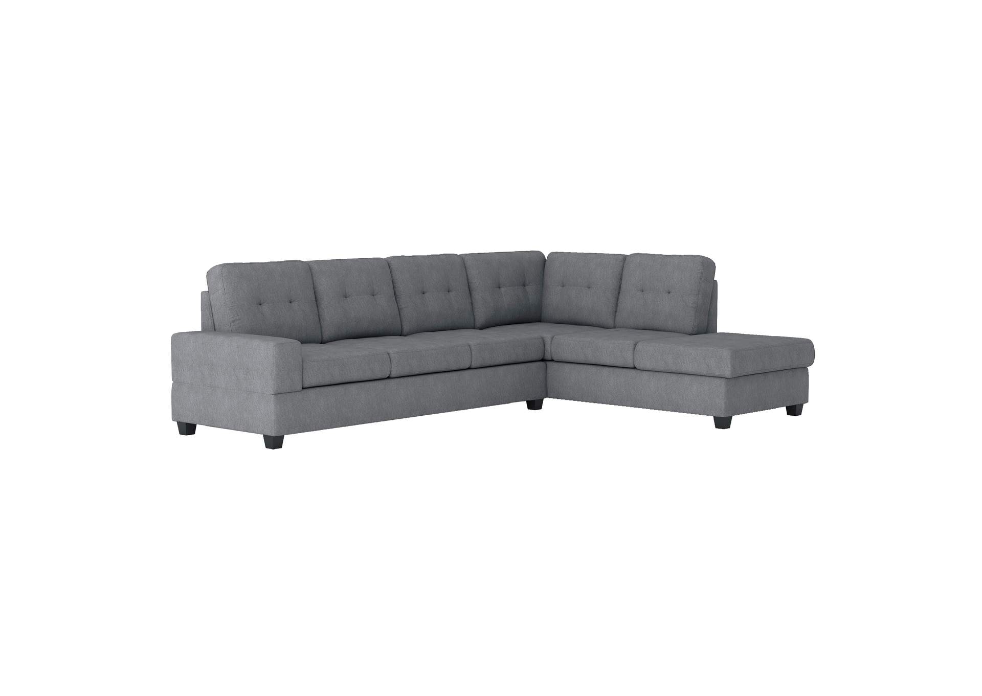 Maston 3-Piece Reversible Sectional with Drop-Down Cup Holders and Storage Ottoman image 4