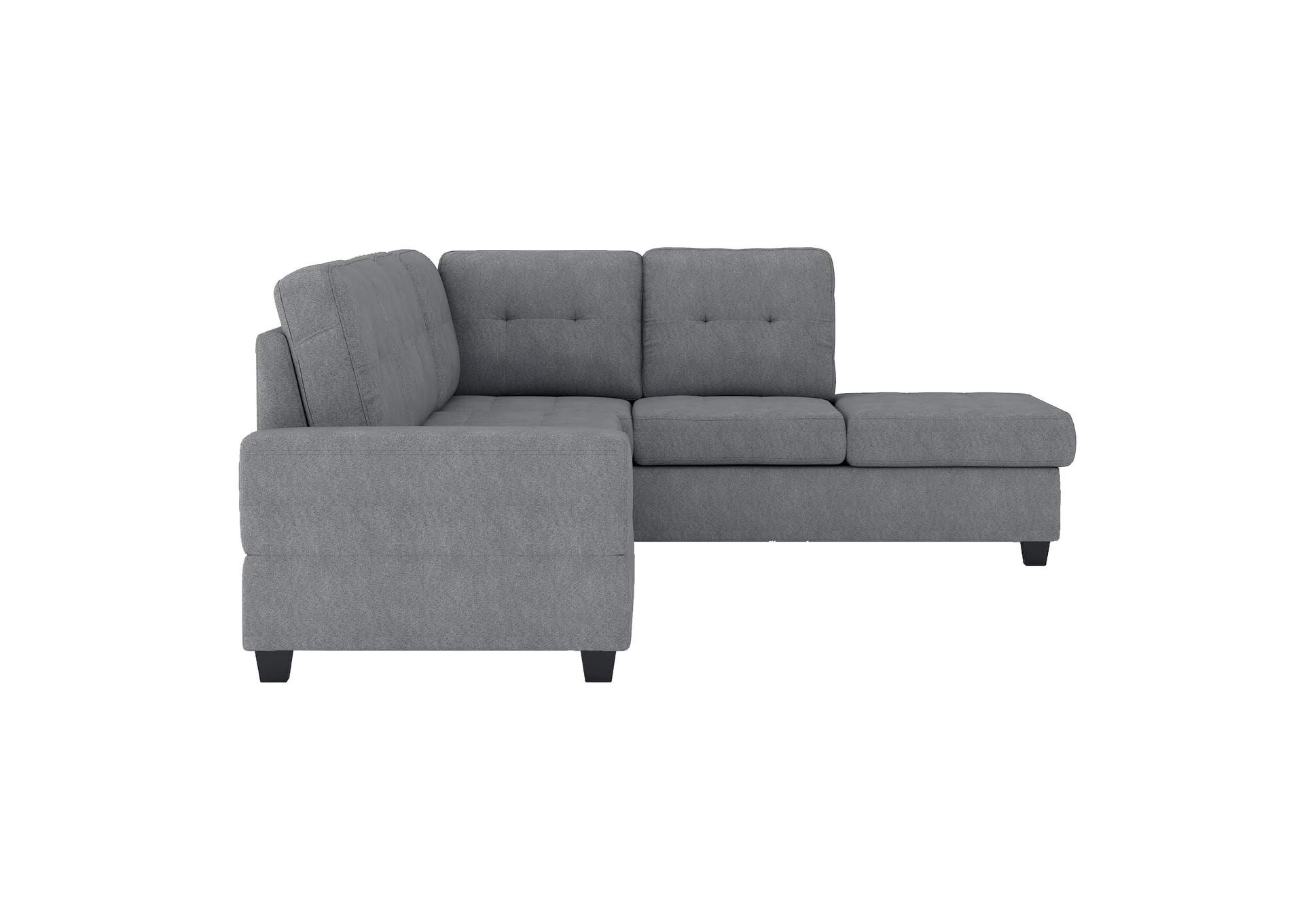 Maston 3-Piece Reversible Sectional with Drop-Down Cup Holders and Storage Ottoman image 6