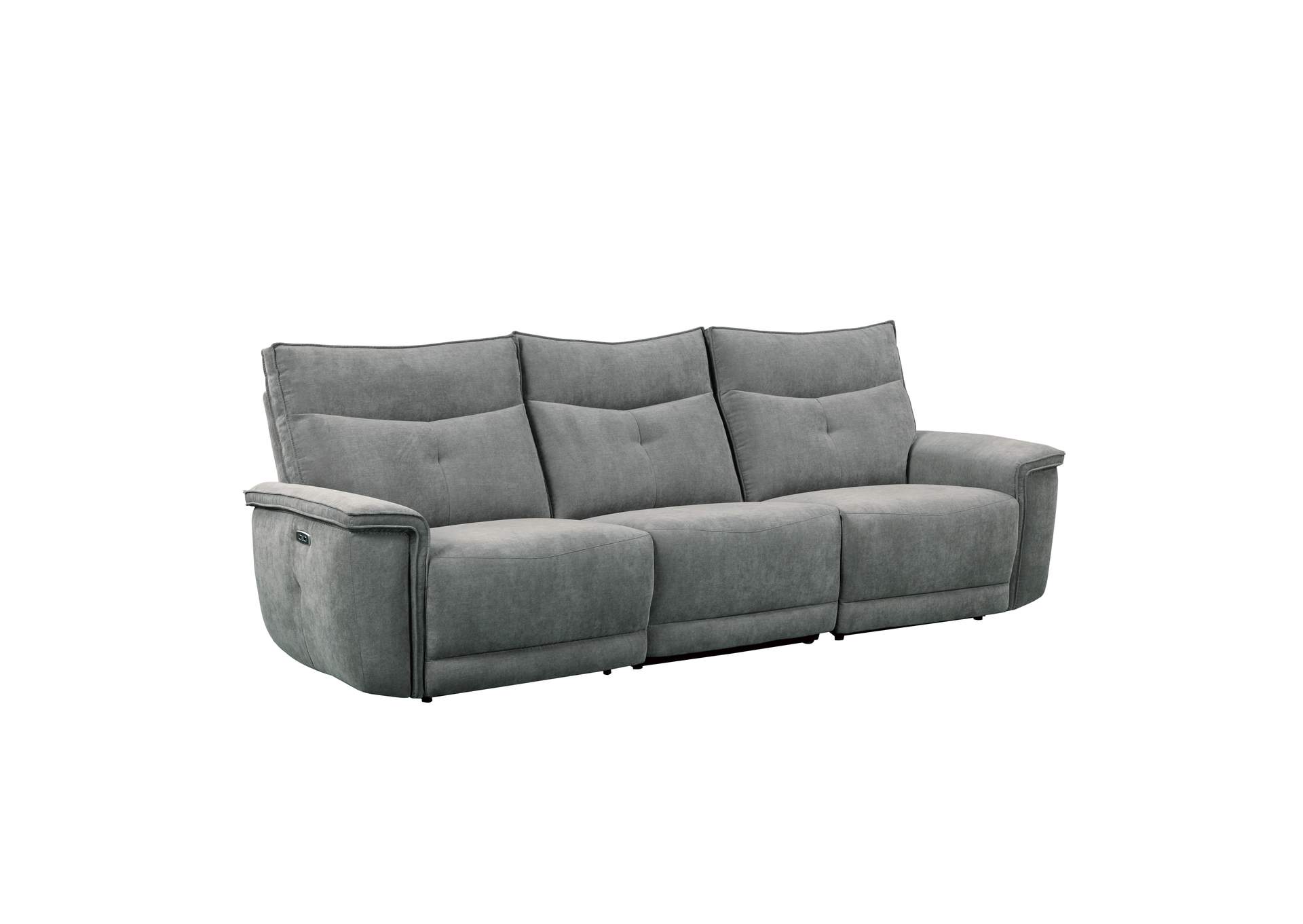 Tesoro Power Double Reclining Sofa with Power Headrests and USB Ports image 3