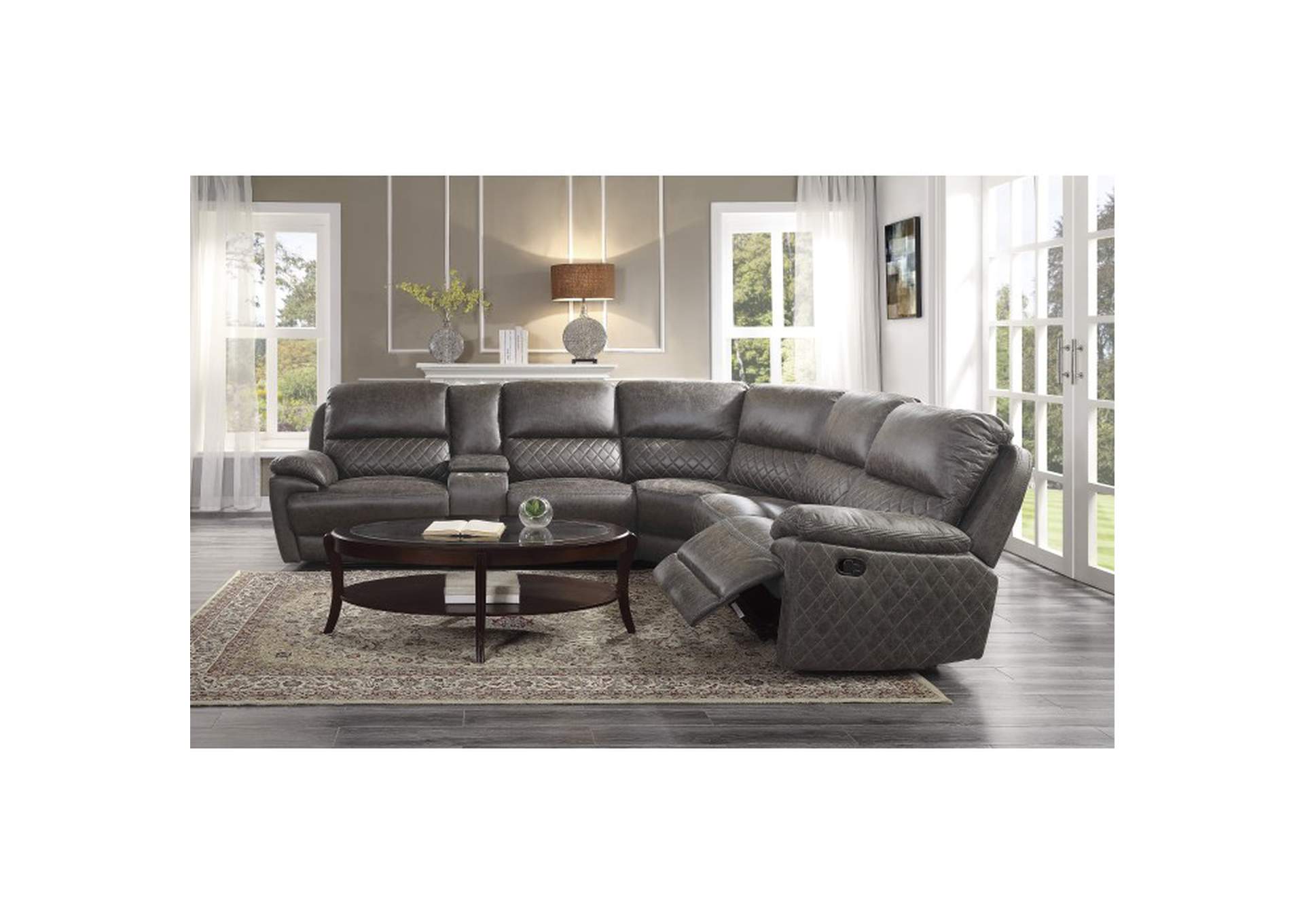 Knoxville 3-Piece Reclining Sectional with Left Console image 6