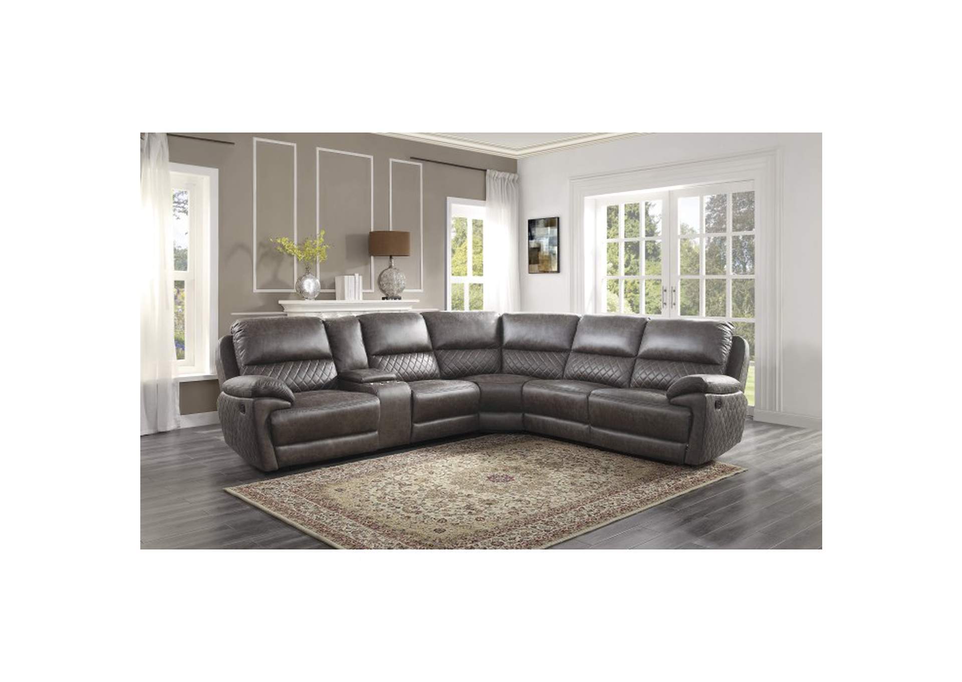Knoxville 3-Piece Reclining Sectional with Left Console image 5