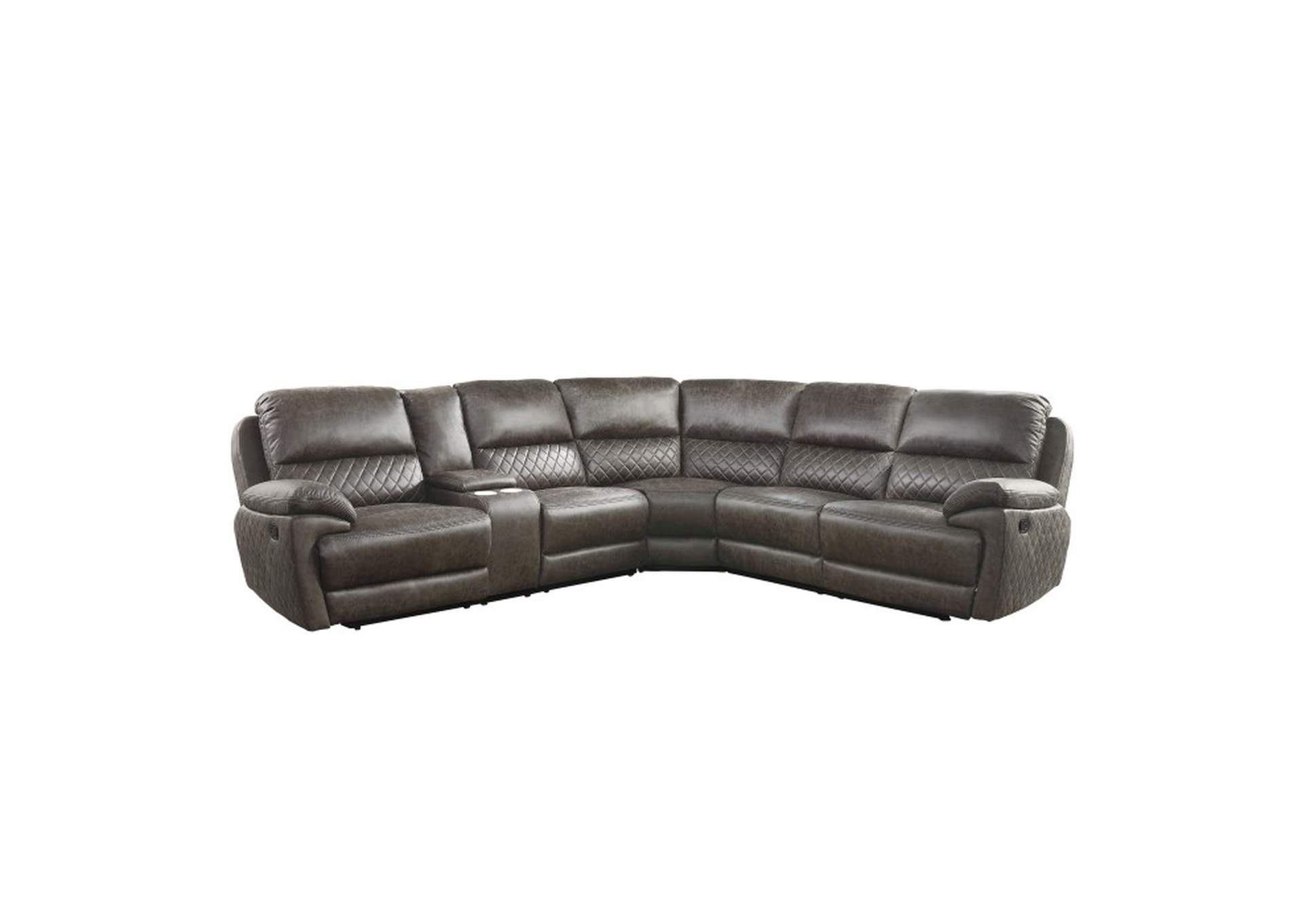 Knoxville 3-Piece Reclining Sectional with Left Console image 1