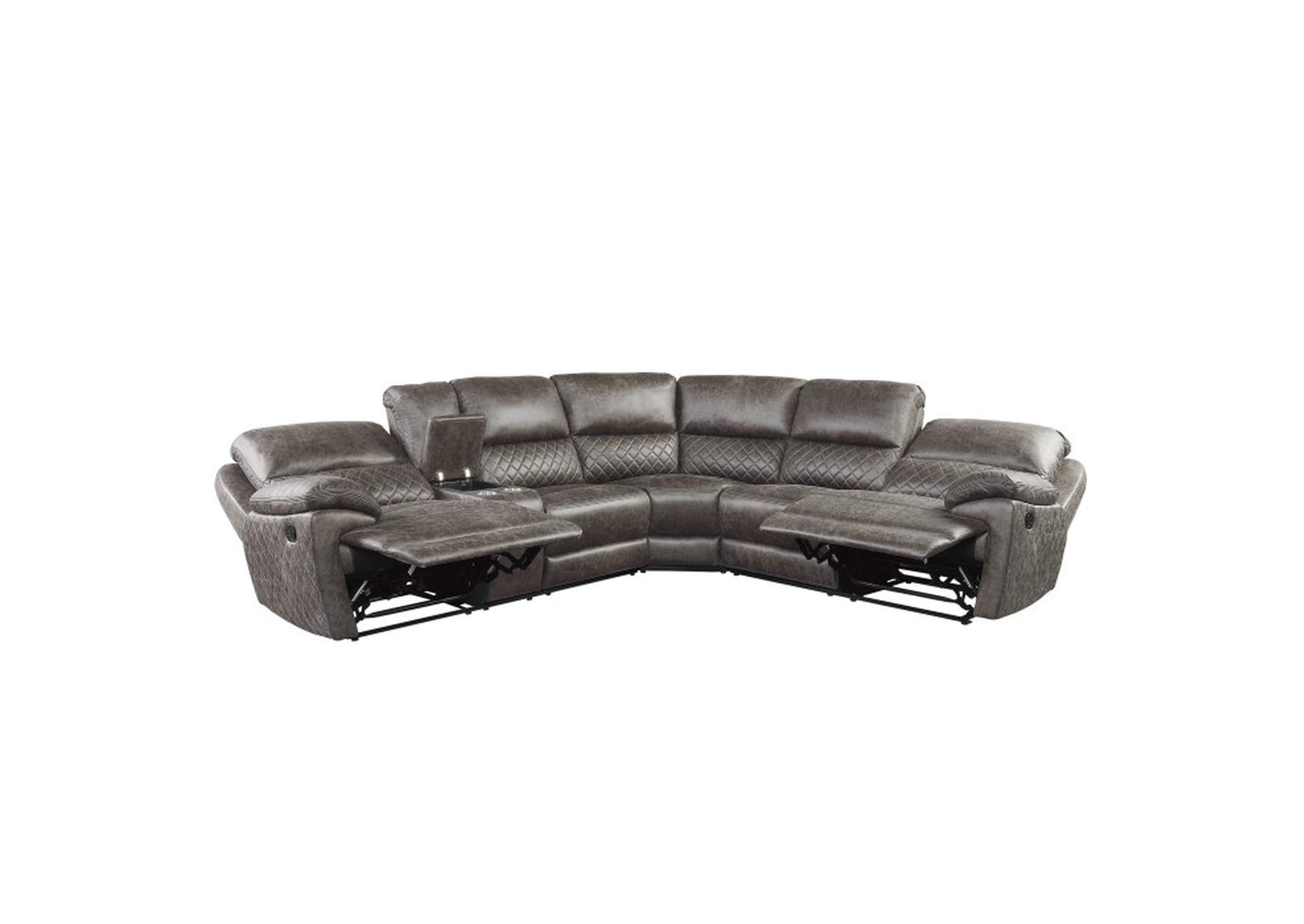 Knoxville 3-Piece Reclining Sectional with Left Console image 3