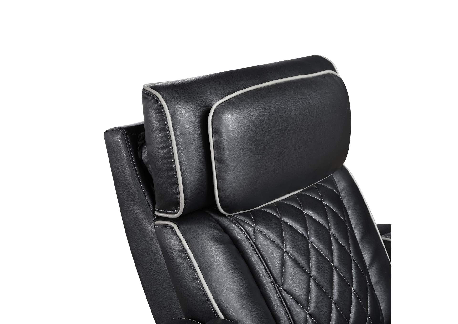 Fairway Power Double Reclining Love Seat with Center Console, Power Headrests, Storage Arms(Top and Side), Cup holders, Charging Ports and LED lighting image 15
