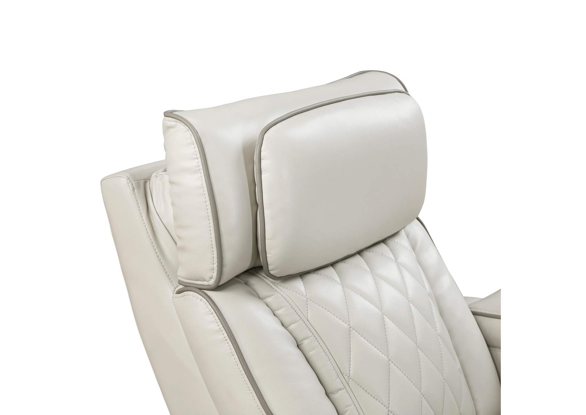 Fairway Power Double Reclining Love Seat with Center Console, Power Headrests, Storage Arms(Top and Side), Cup holders, Charging Ports and LED lighting image 15