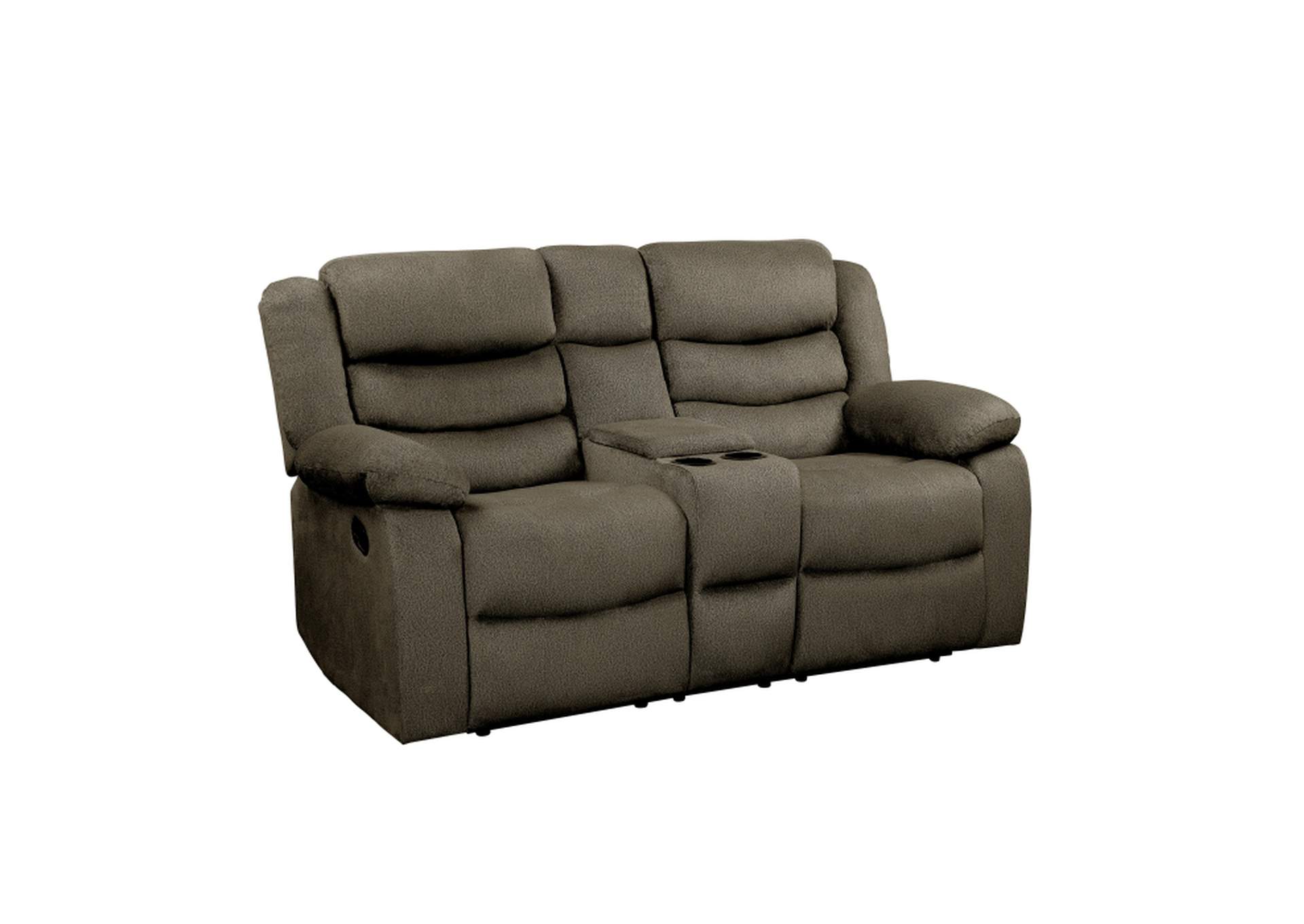 Discus Double Reclining Love Seat with Center Console image 3