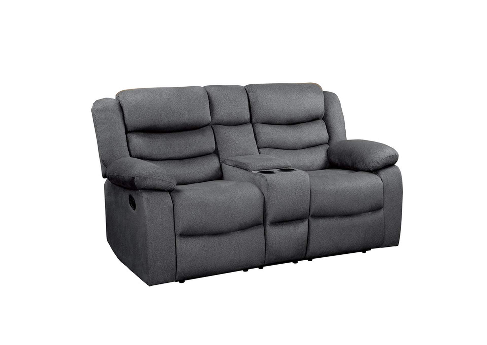 Discus Double Reclining Love Seat with Center Console image 5