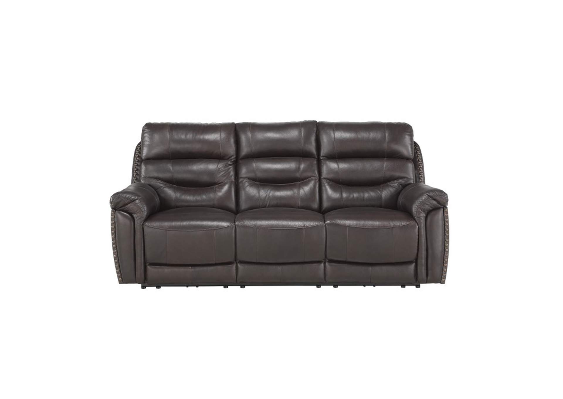 Lance Power Double Reclining Sofa with Power Headrests and USB Ports image 1